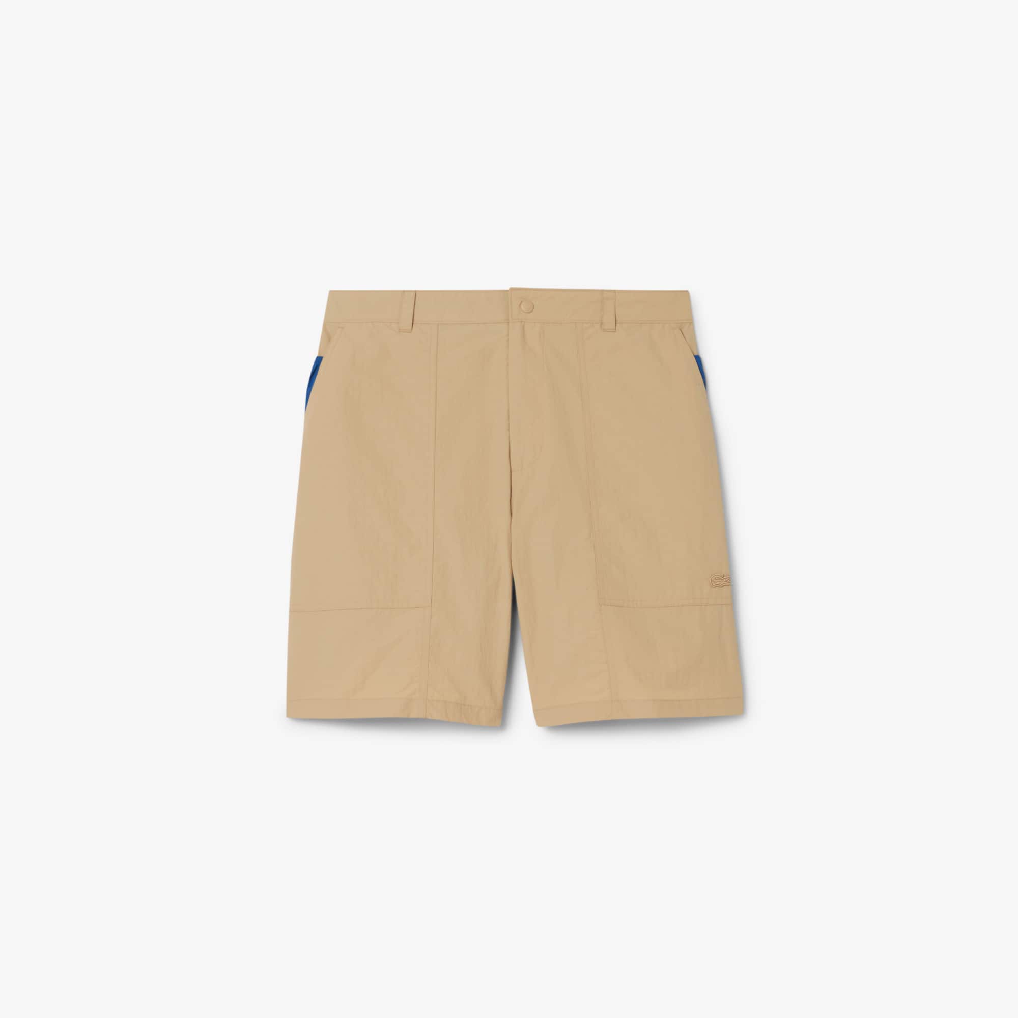 Men's Water-Repellent Wind Resistant Nylon Shorts - Beige