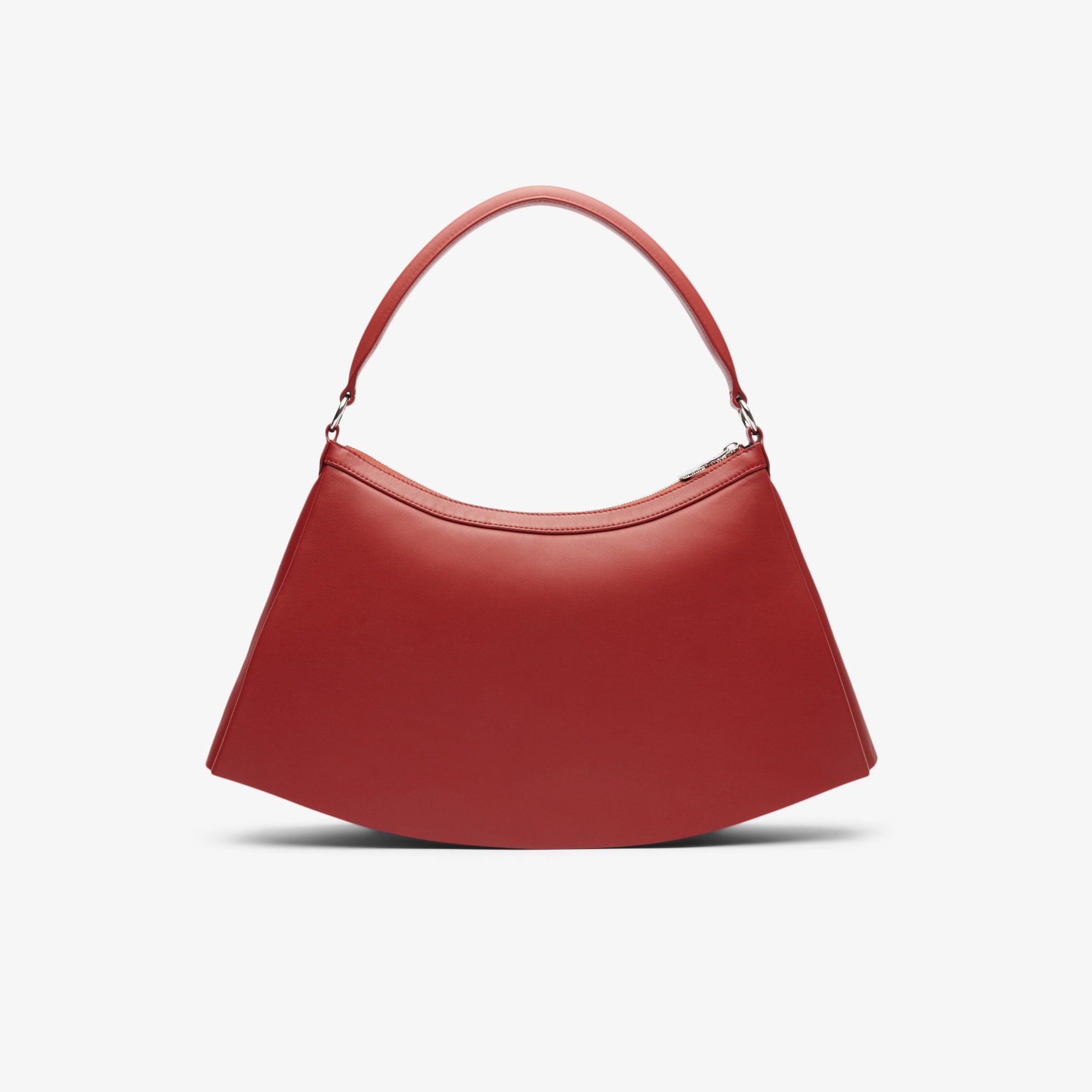 Large Lenglen Leather Bag - Burnt henna