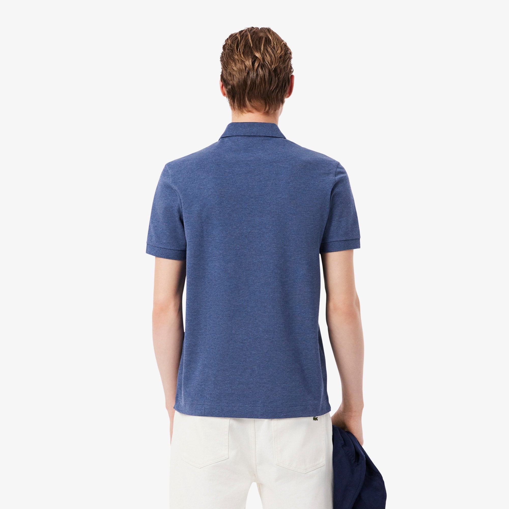 Men's Regular Fit Paris Stretch Piqué Polo - Bleu Chine