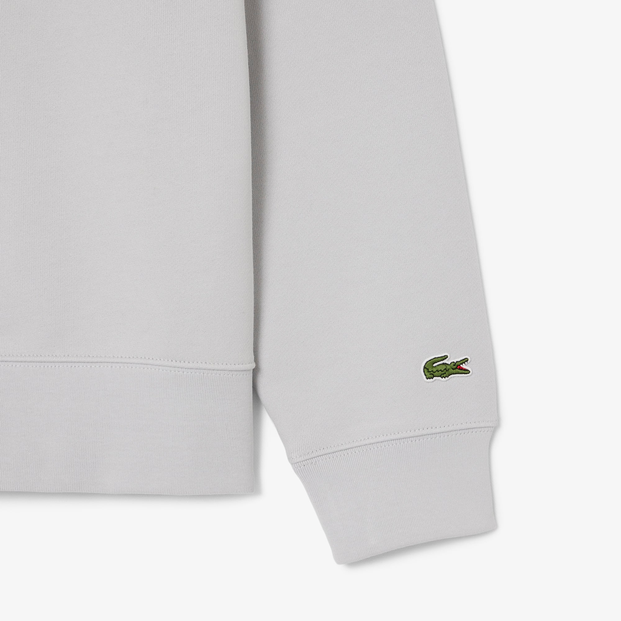 Embossed Fleece Sweatshirt - Light Grey