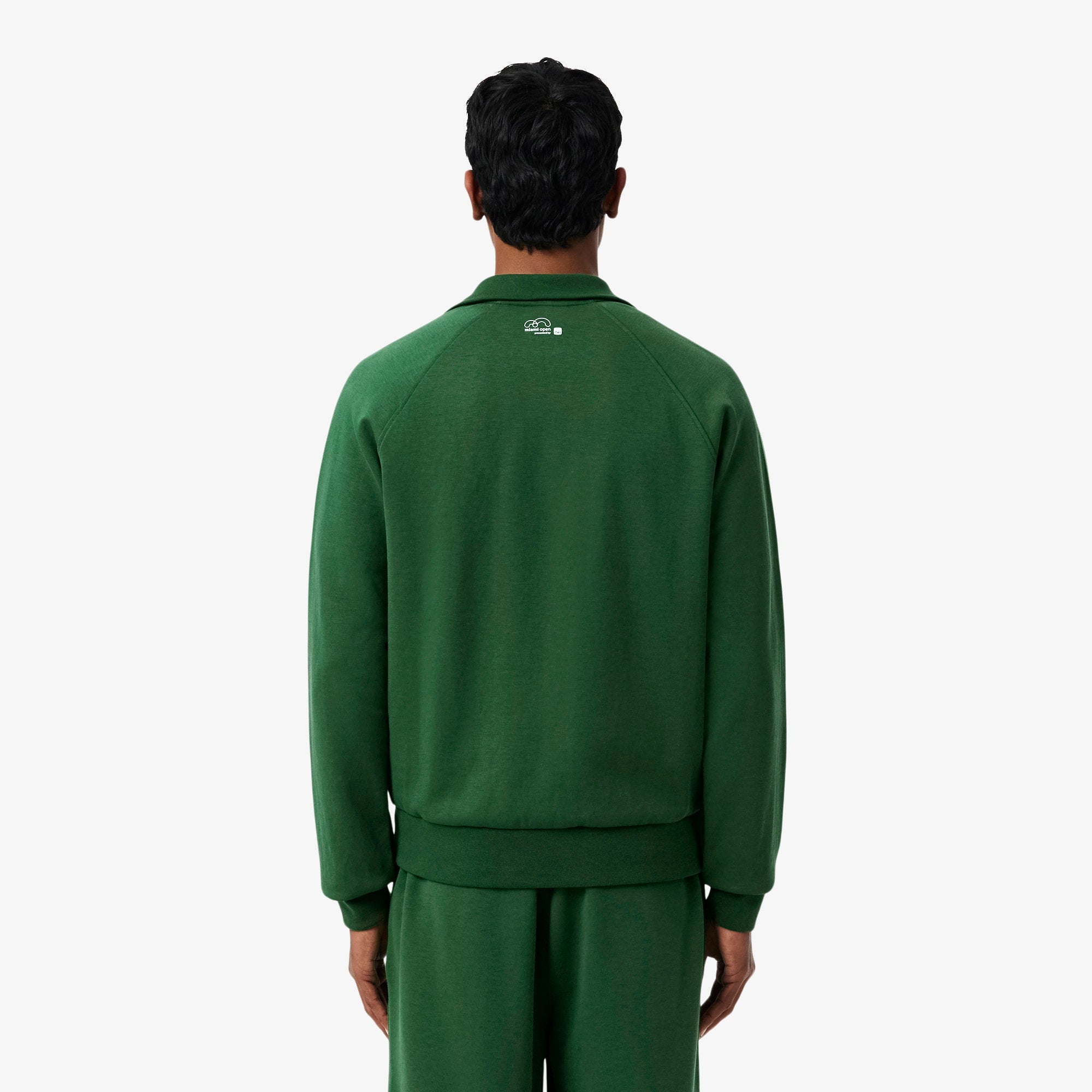 Miami Open Edition Zipped Sweatshirt - Pine green