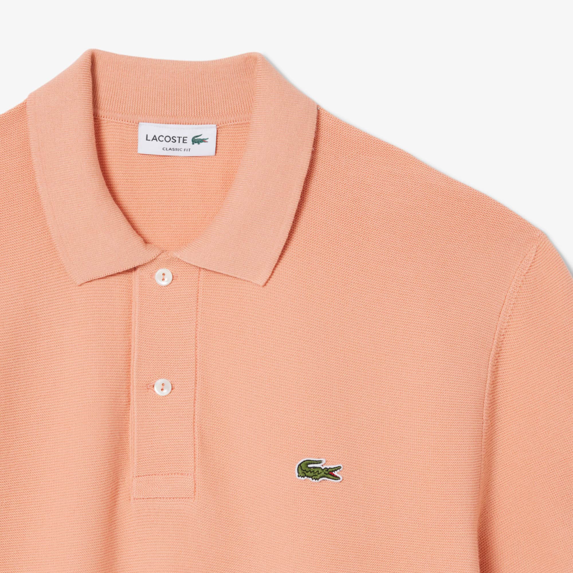 Classic Fit Knitted Polo - Rose