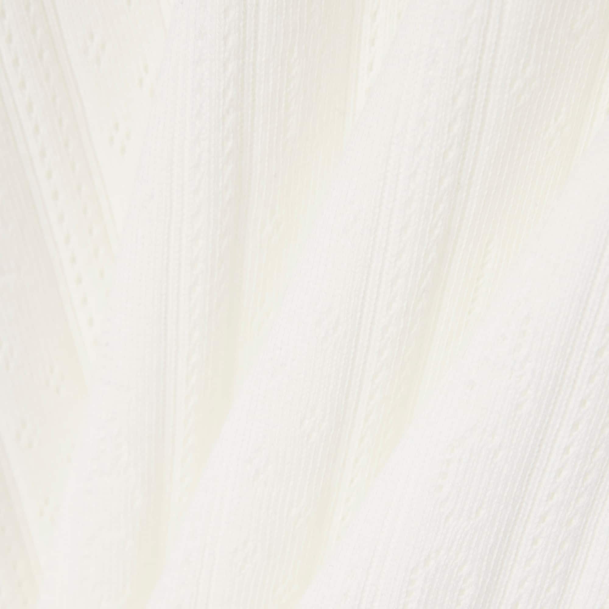 Cotton Midi Skirt - White