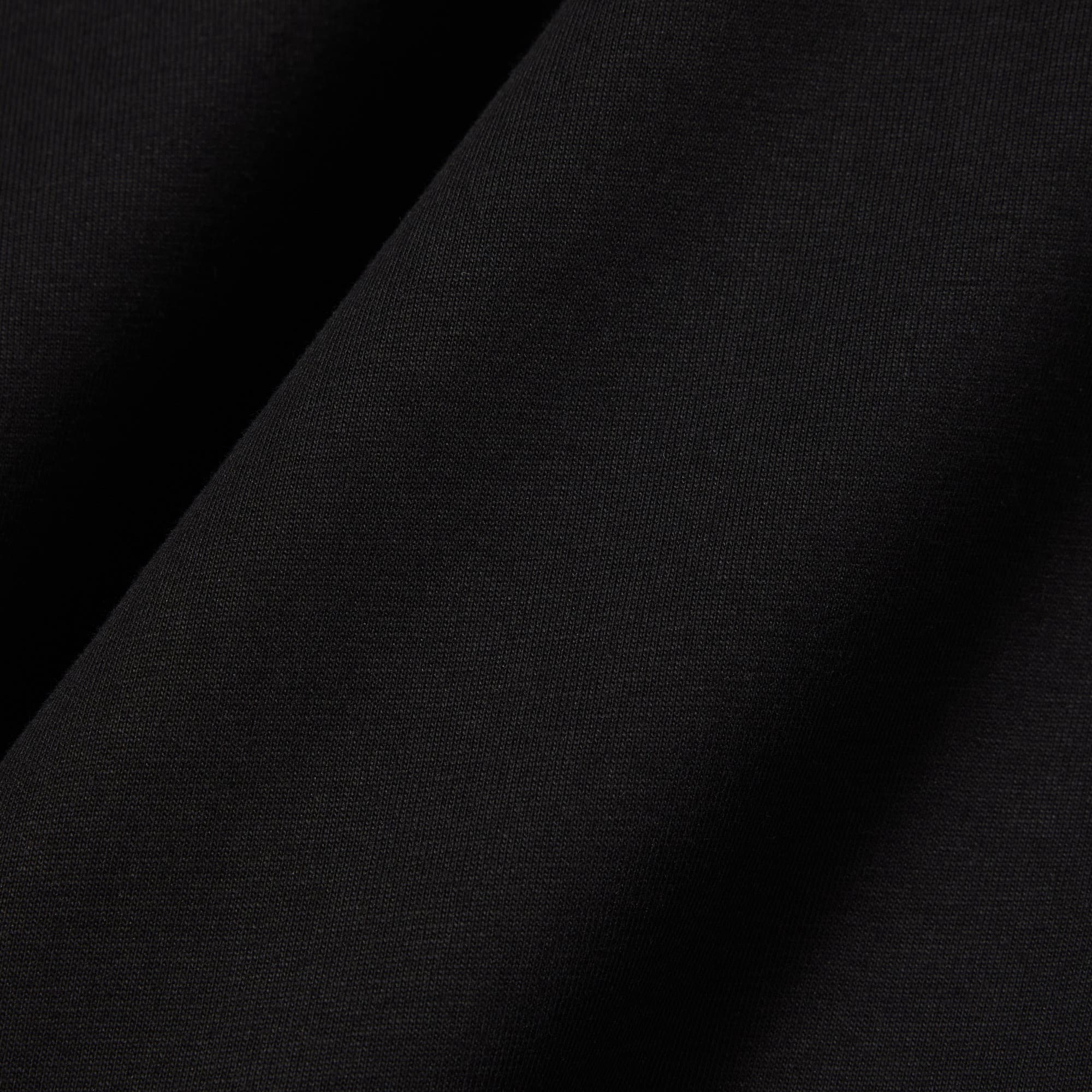 Cotton Badge T-Shirt - Black