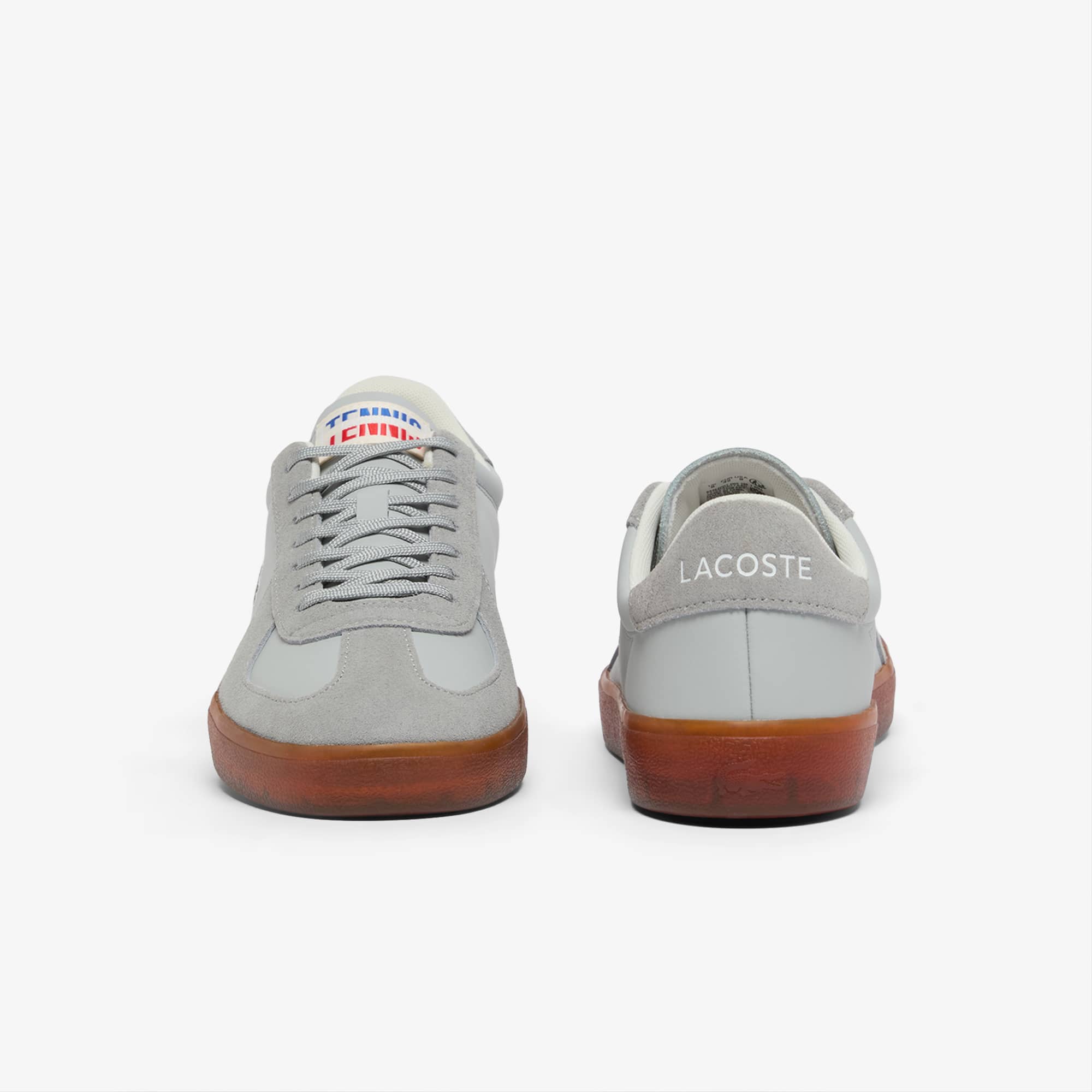 Men's Baseshot Pro Leather Sneakers - LT GRY/GUM