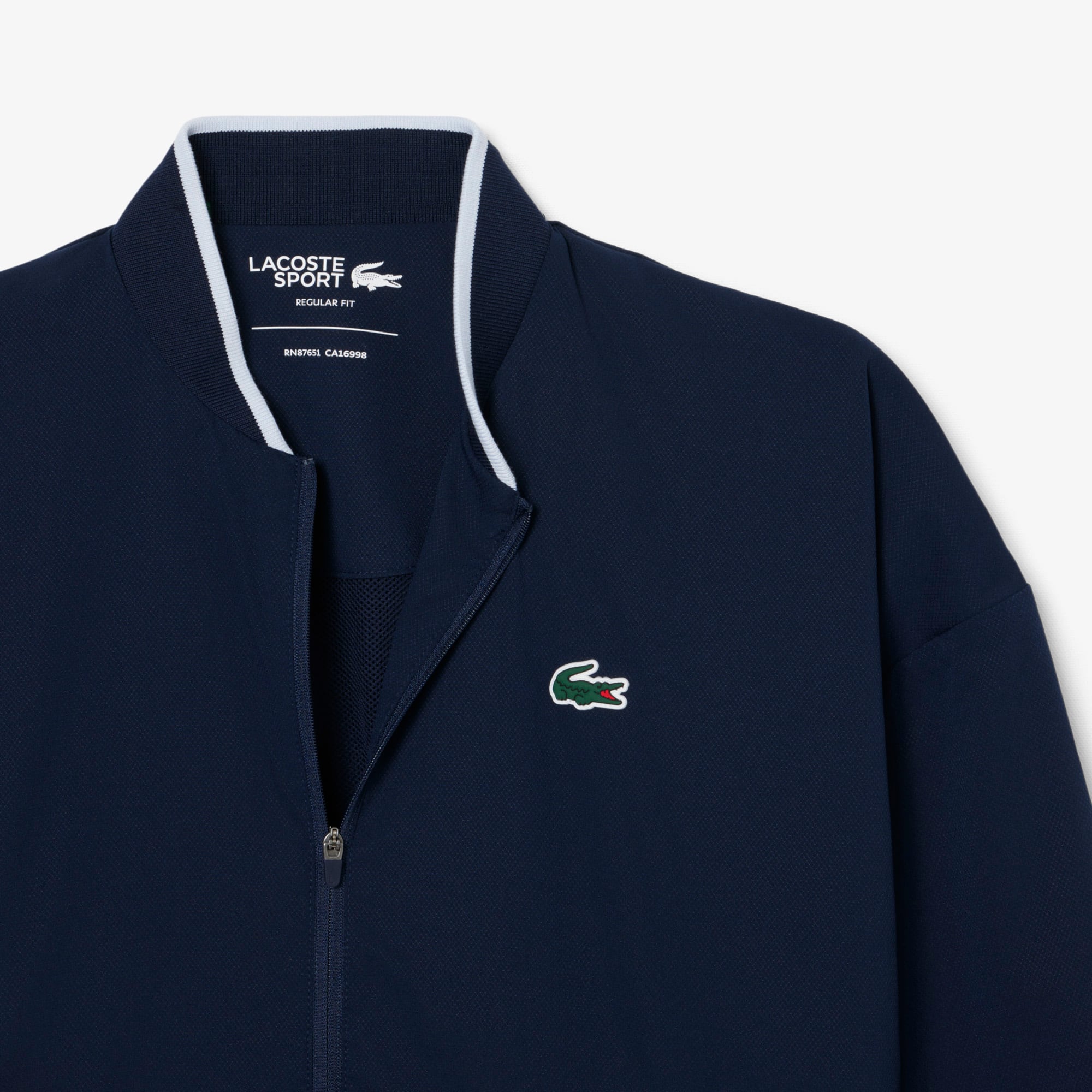 Tennis Water-Repellent Track Jacket - Navy Blue