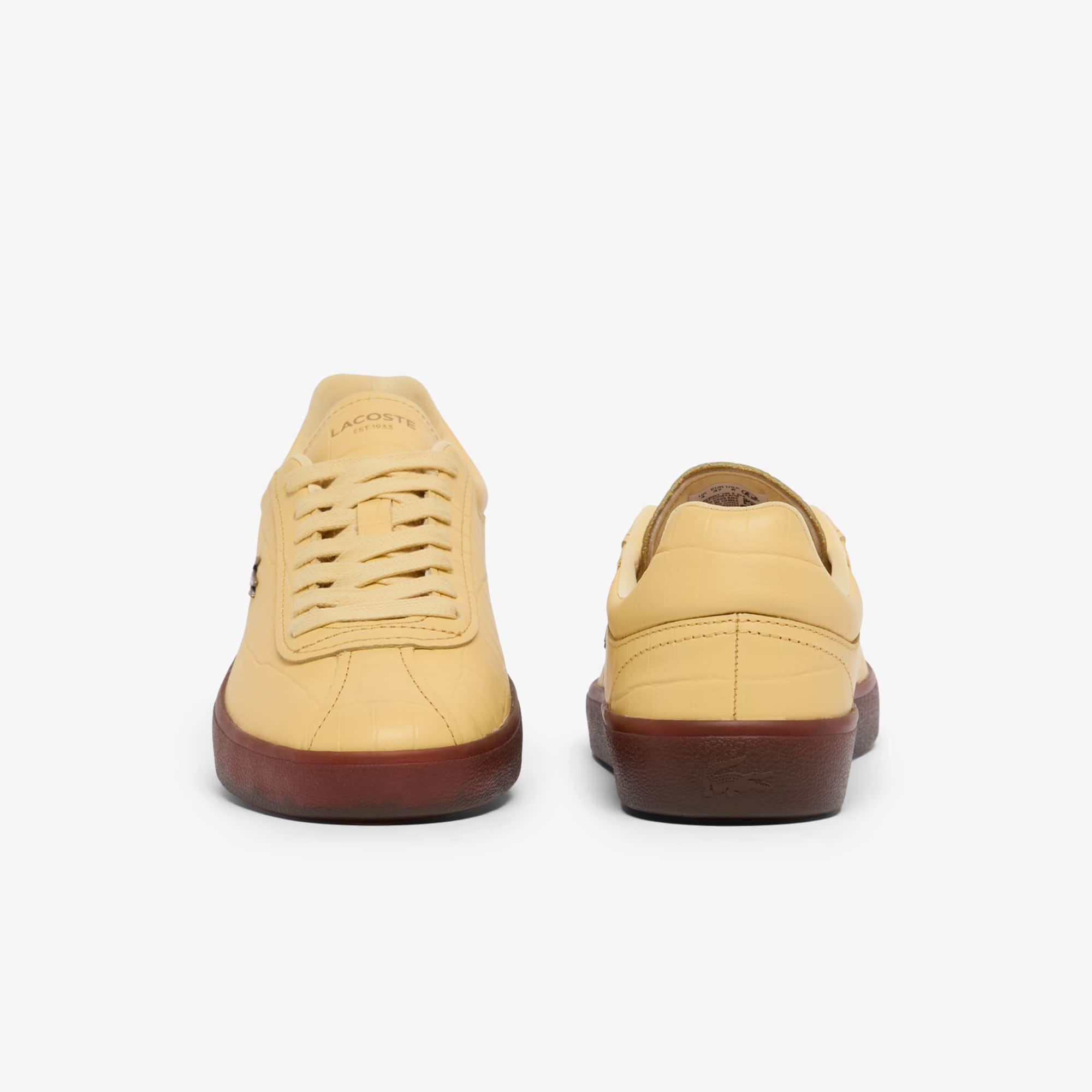 Women's Baseshot Leather Sneakers - NAT/GUM