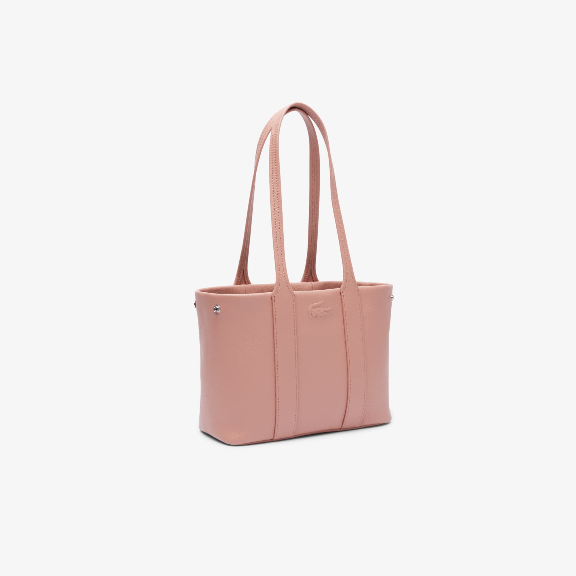 Small City Court Grain Leather Tote - TULLE