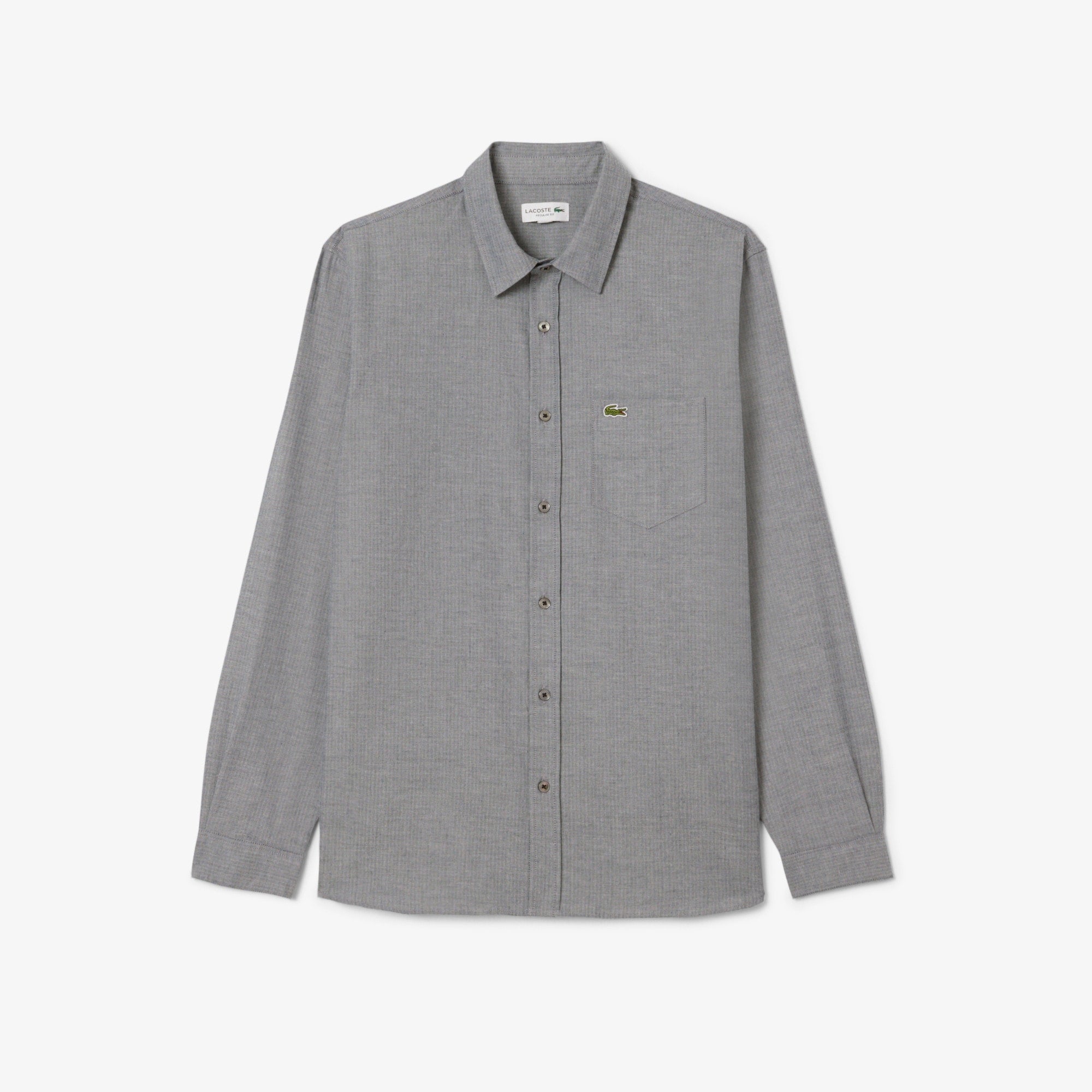 Men's Regular Fit Cotton Shirt - Navy Blue / White