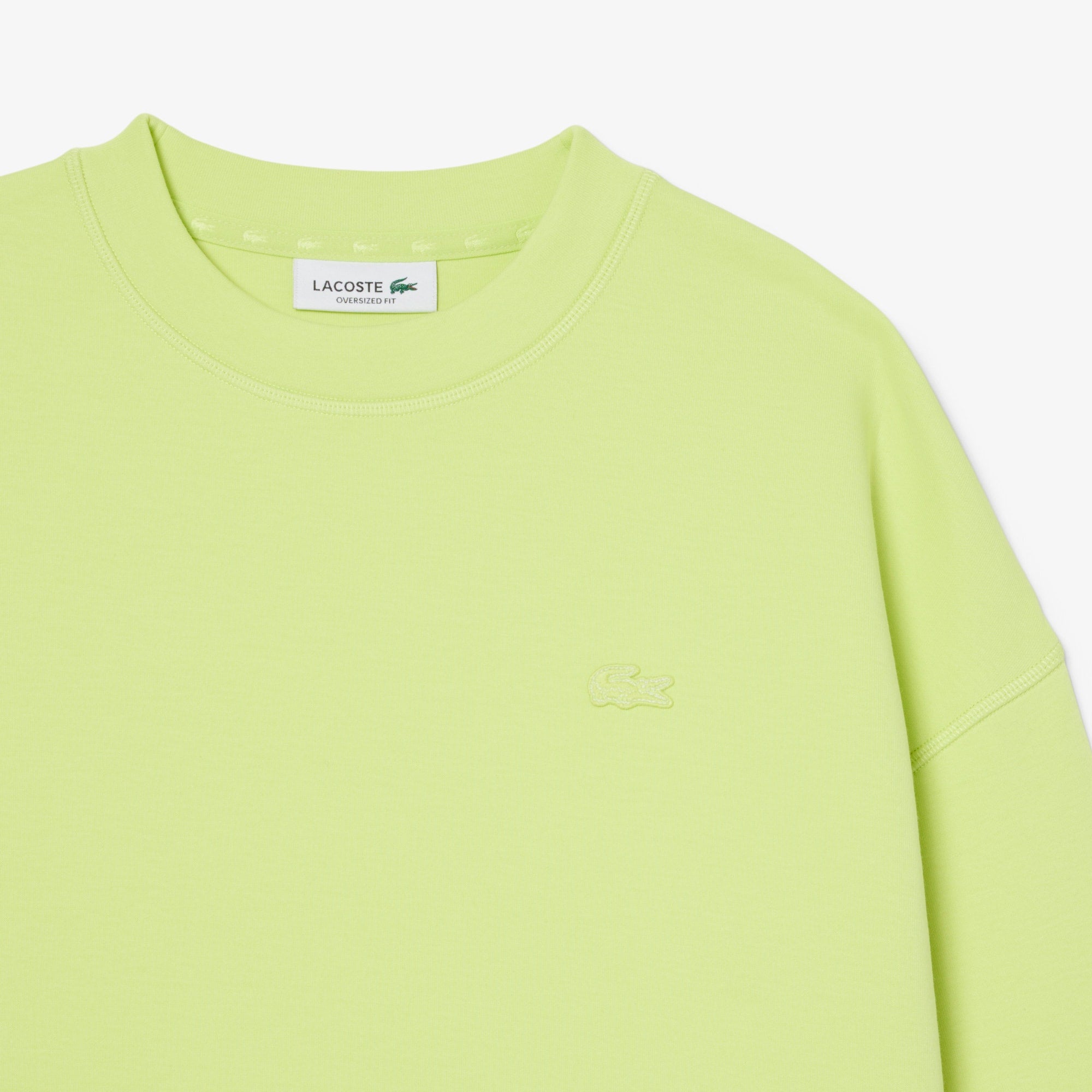 Oversized Double Face Jersey Sweatshirt - Green