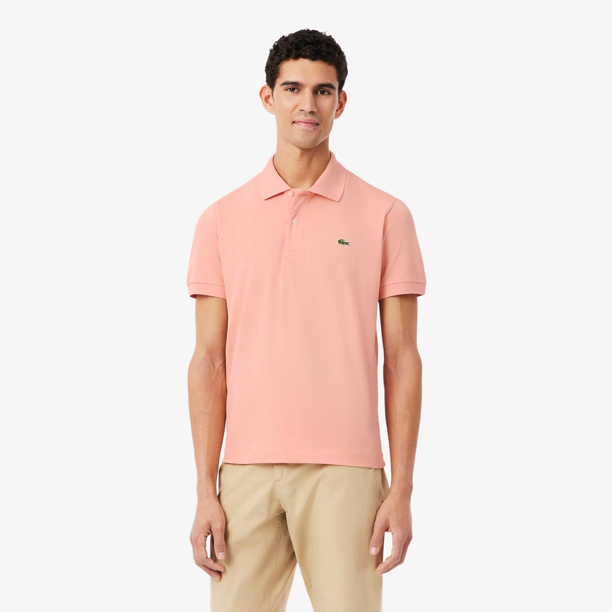Men's Classic Fit LIGHT Piqué Polo - Rose