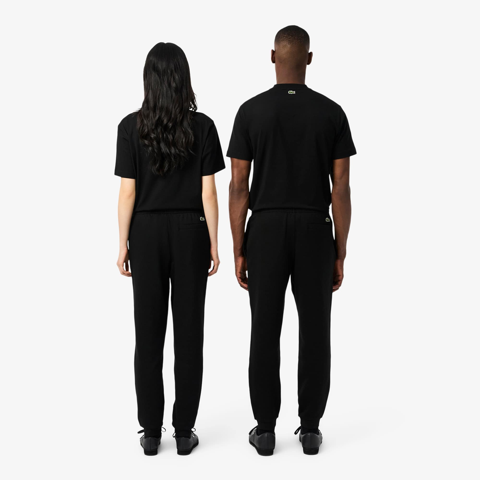Unisex Tapered Leg Sweatpants - Black