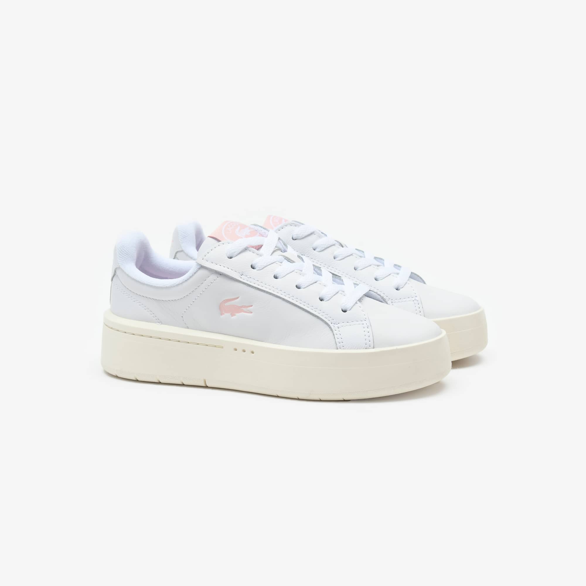 Women's Carnaby Platform Leather Sneakers - WHT/OFF WHT