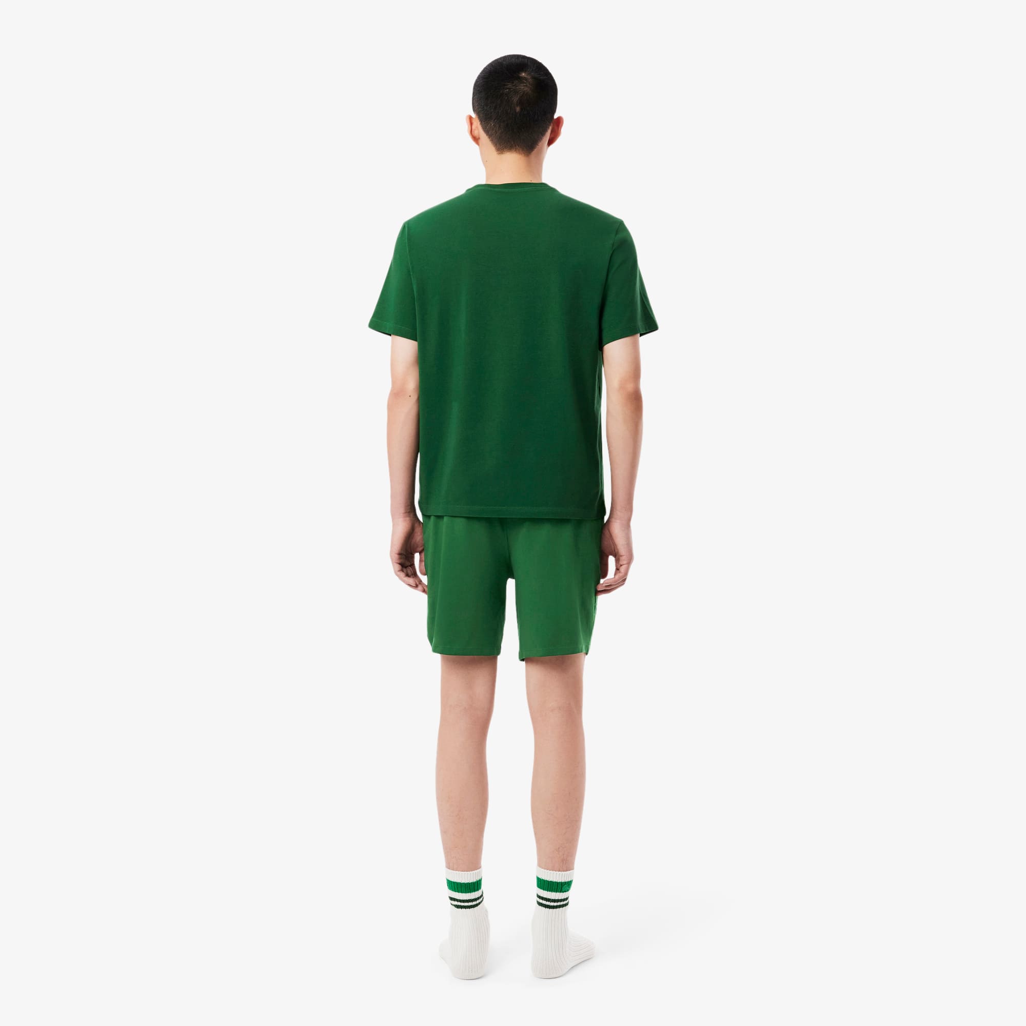 Men's Soft Cotton Pajama Shorts - Pine green