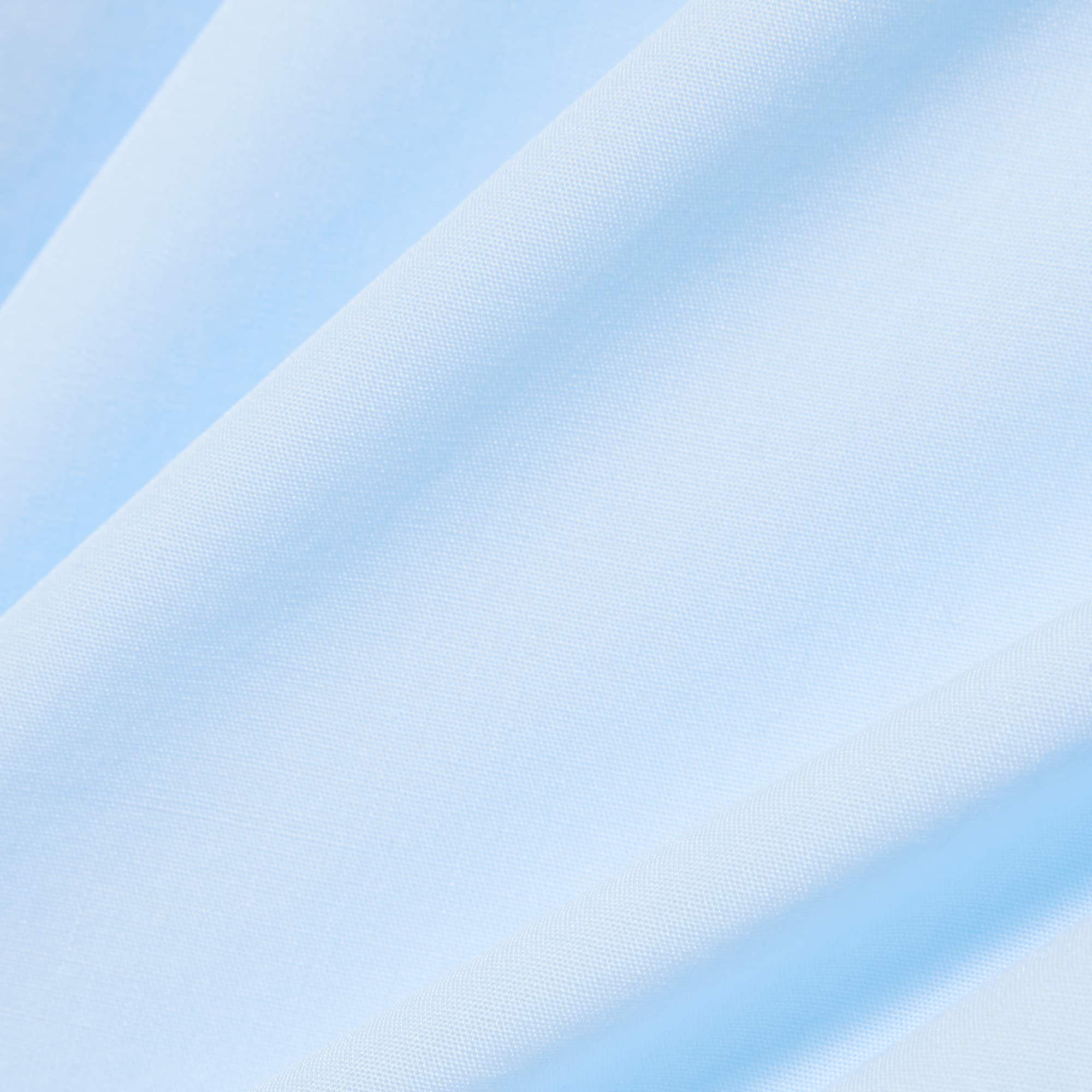 Regular Fit Short Sleeved Poplin Shirt - Light Blue