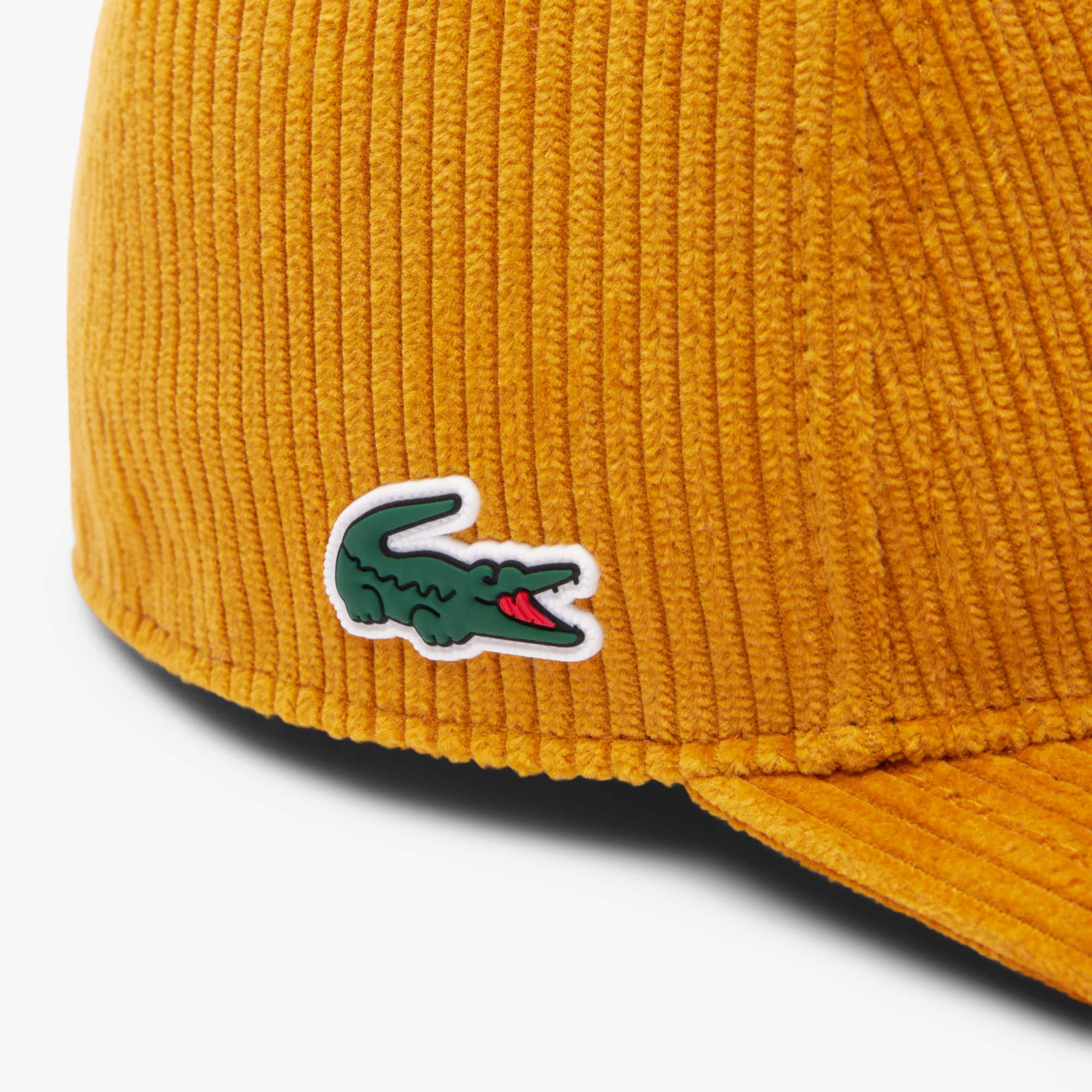Men's Embroidered Corduroy Golf Cap - Orange