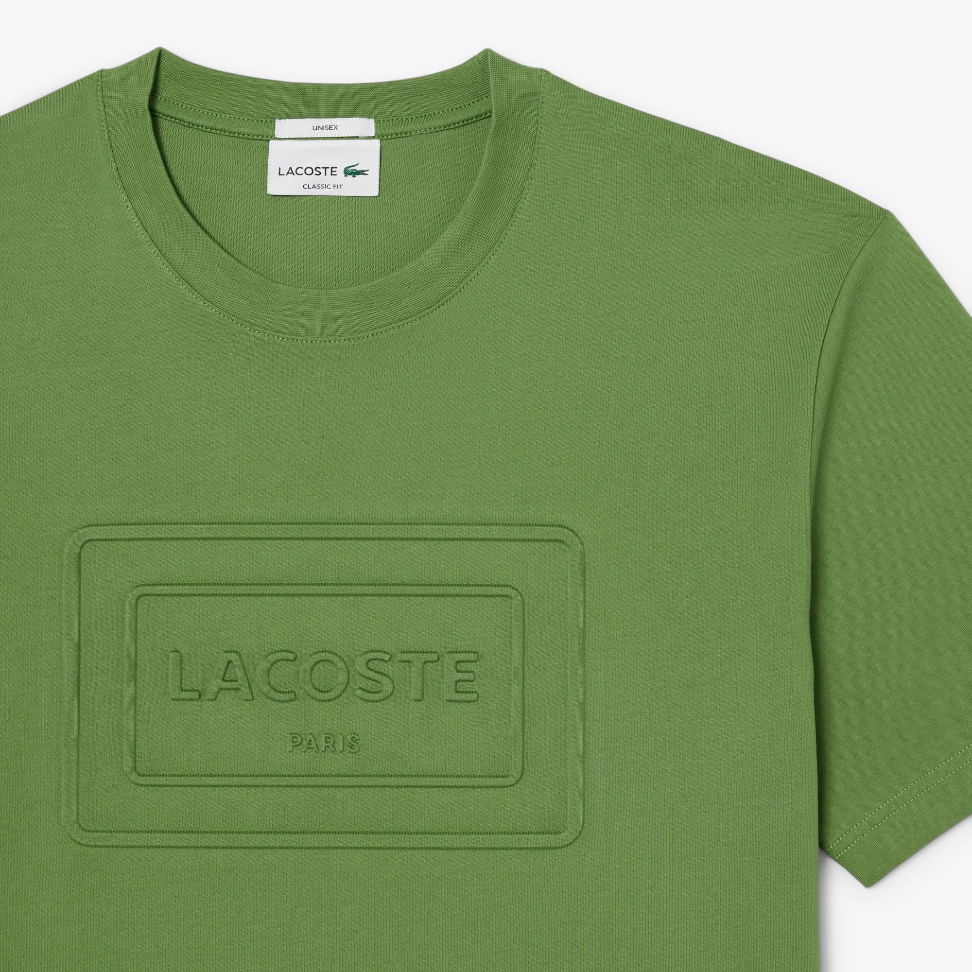 Embroidered Cotton T-Shirt - Green