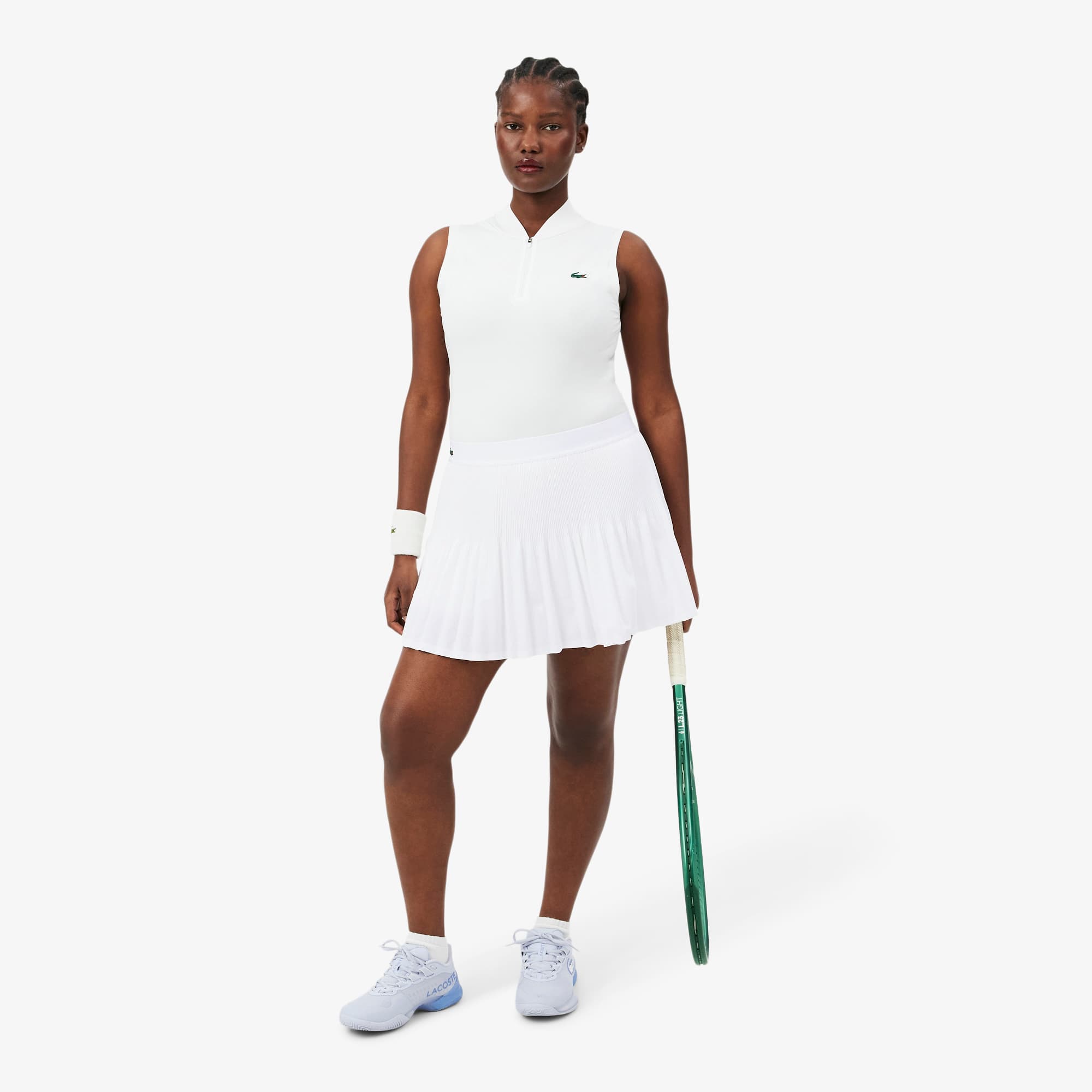 Ultra Dry Tennis Skirt with Liner - White