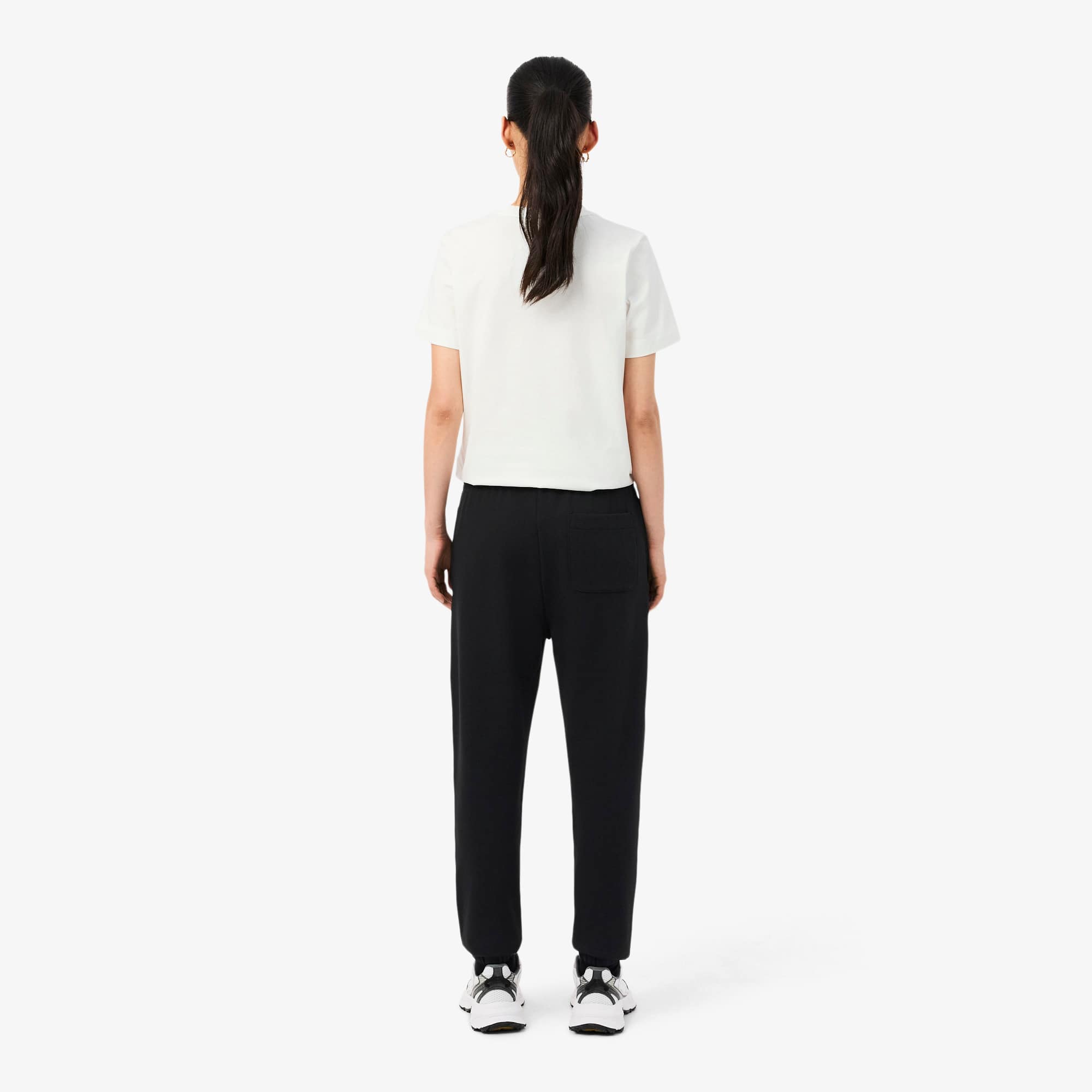 Women's Straight Fit Logo Sweatpants - Black