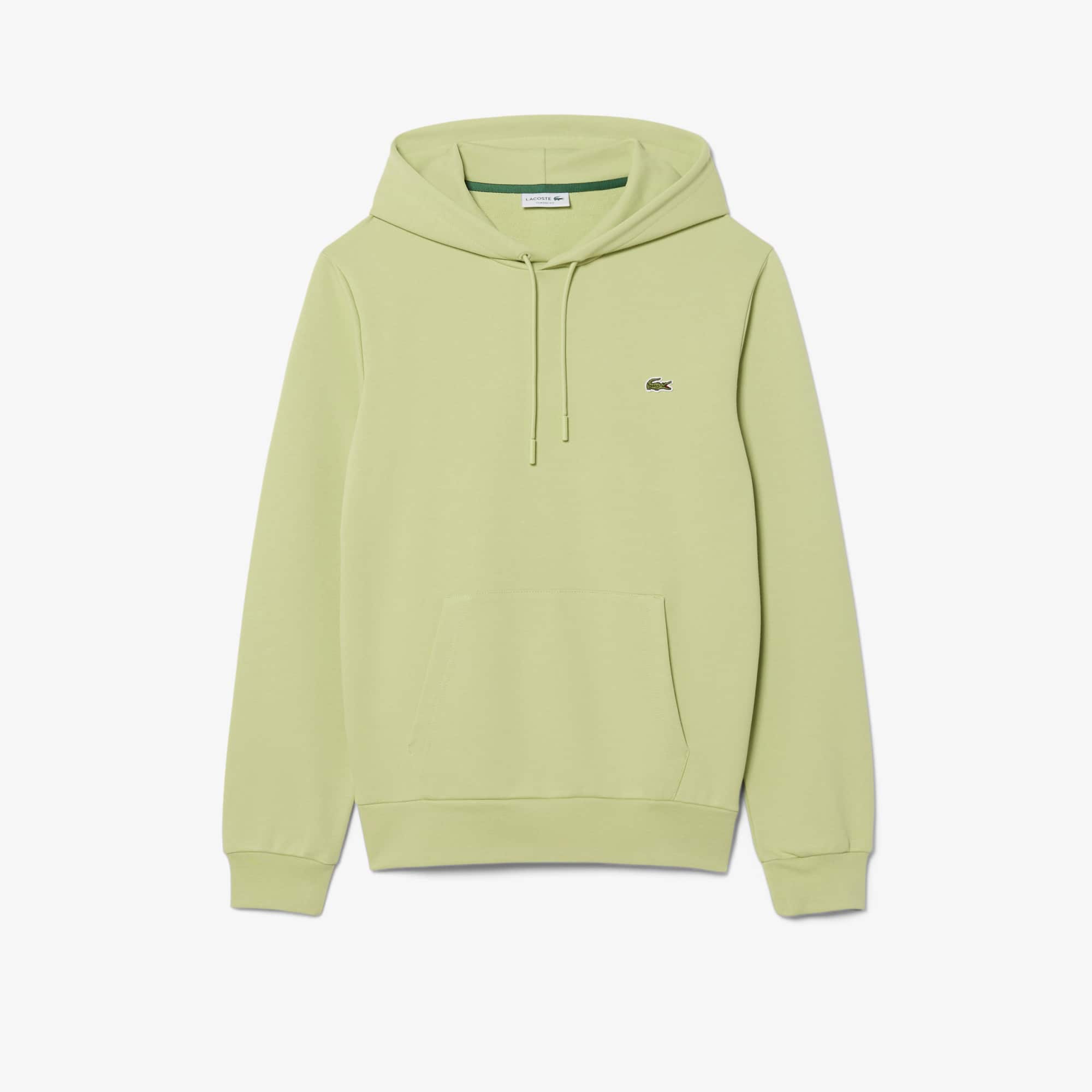 Men's Cotton Fleece Hoodie - Green