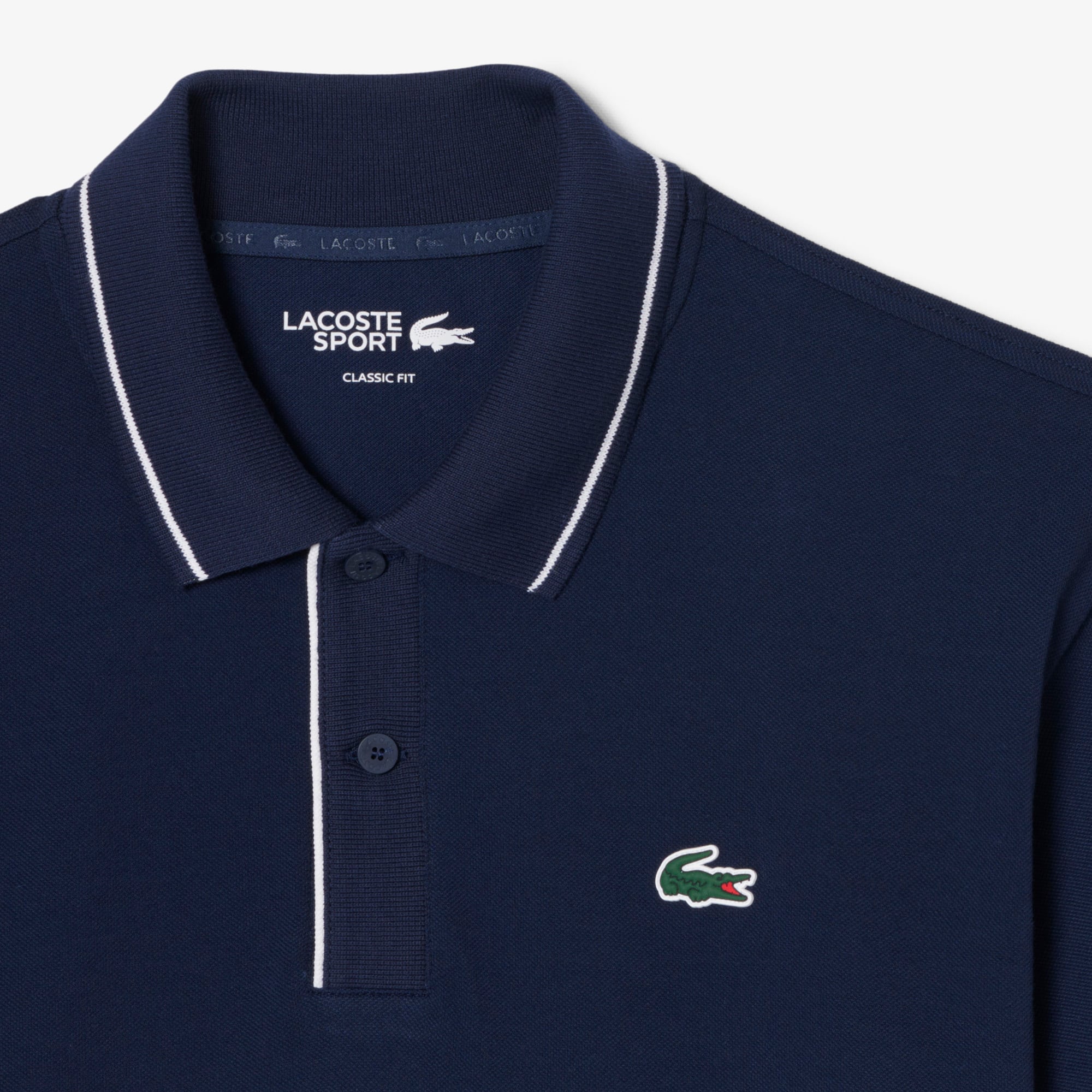 Heat Regulating Mini Piqué Golf Polo - Navy Blue