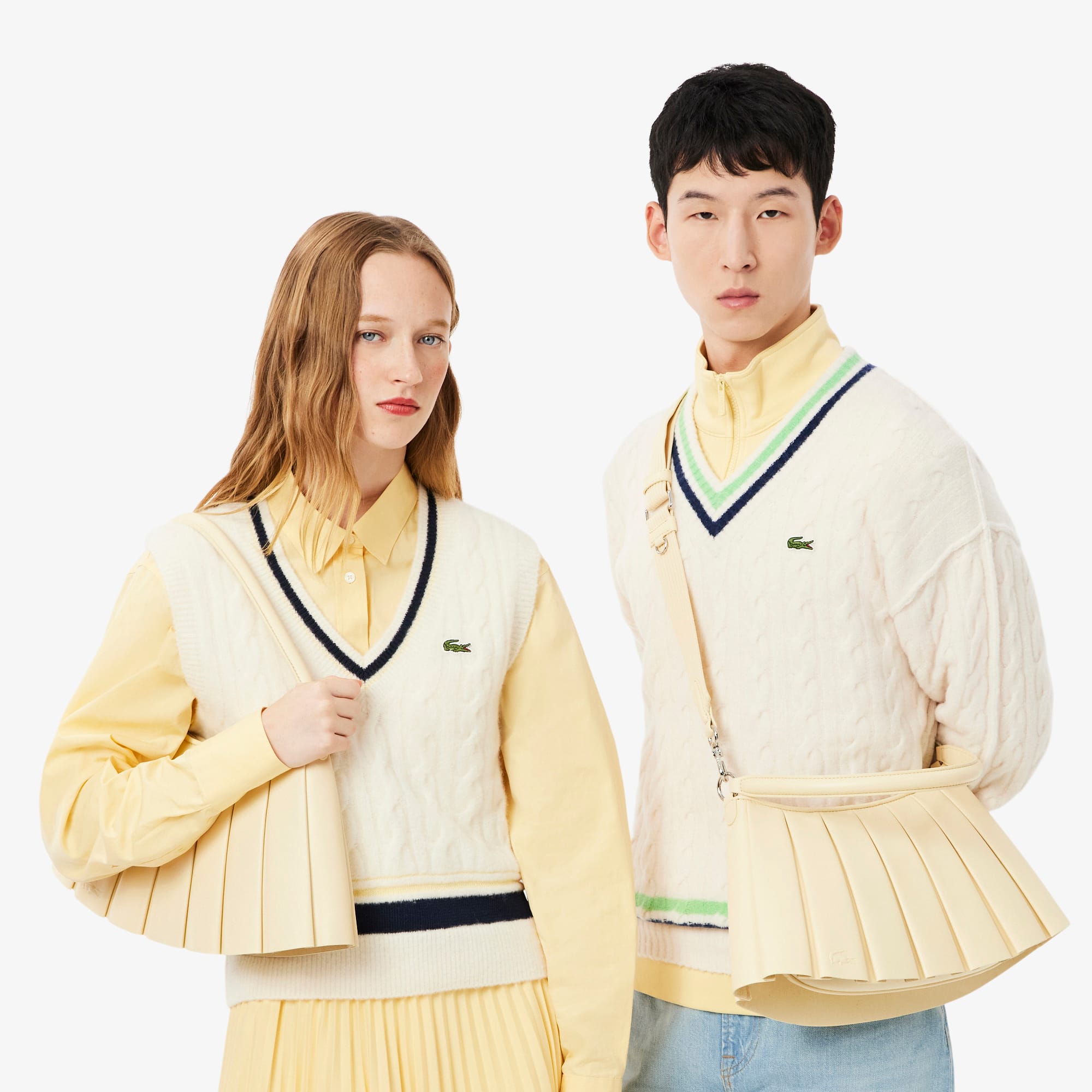 Medium Runway Lenglen Leather Bag - FLAN