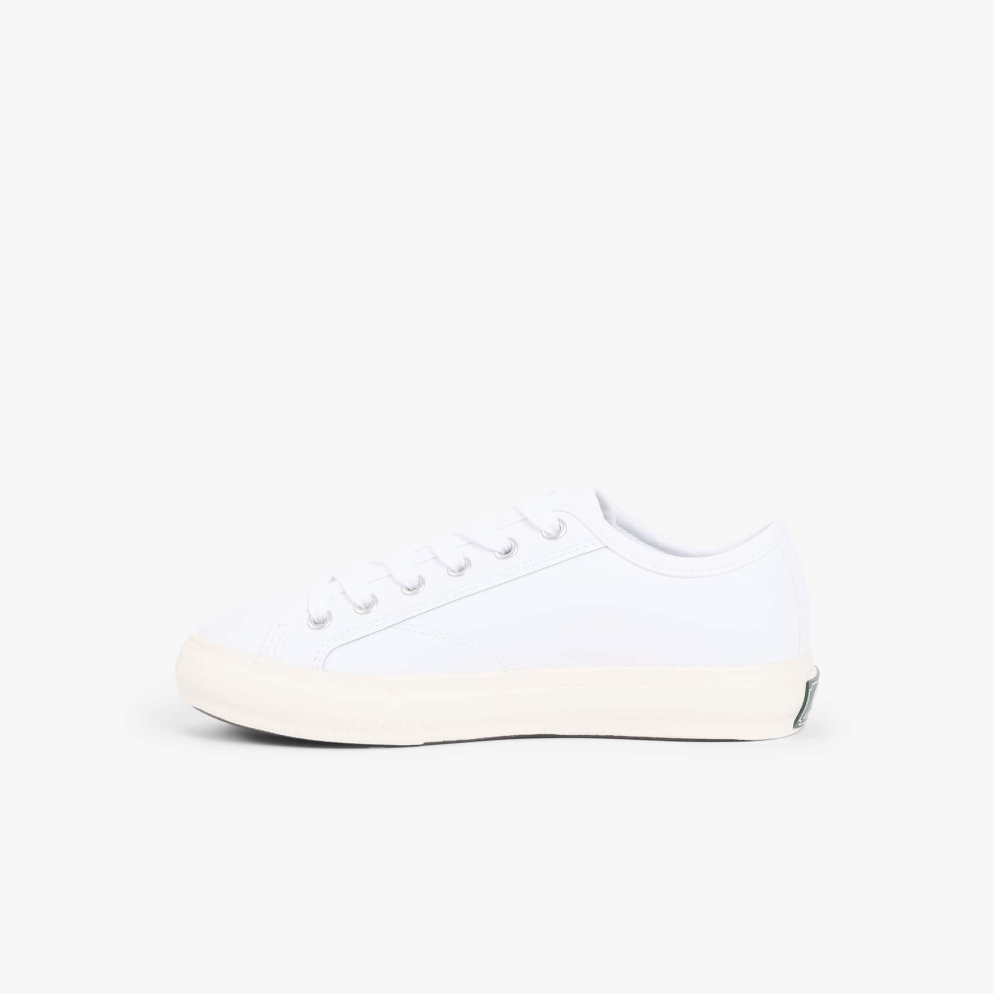 Women's Backcourt Leather Sneakers - WHT/OFF WHT