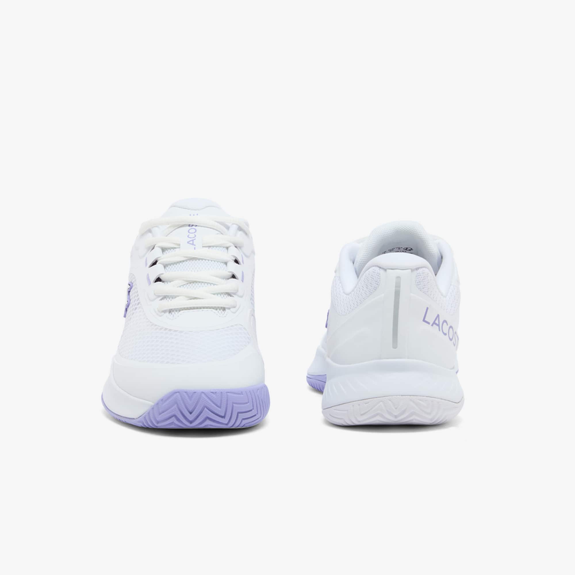 Women's Tech Point Tennis Shoes - WHT/LT PURP