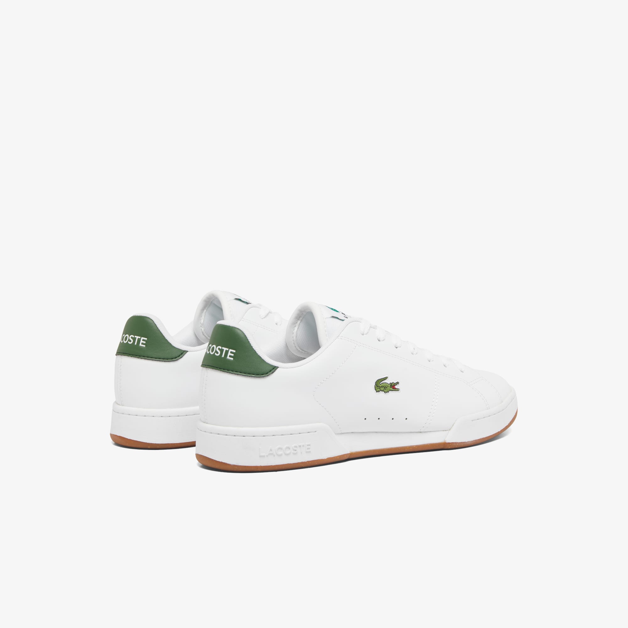 Men's Carnaby Cup Leather Sneakers - WHITE/DARK GREEN