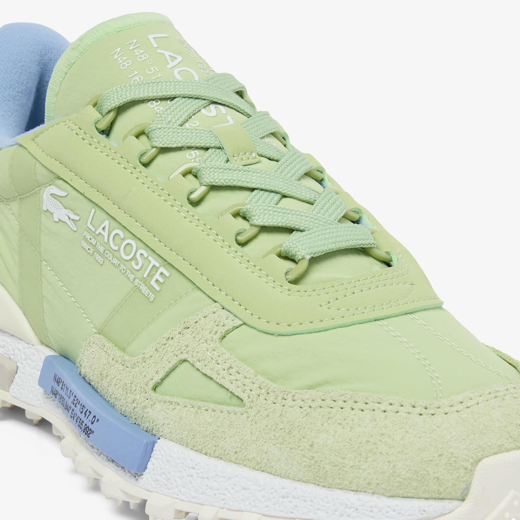 Men's Elite Active Sneakers - LT GRN/LT BLU