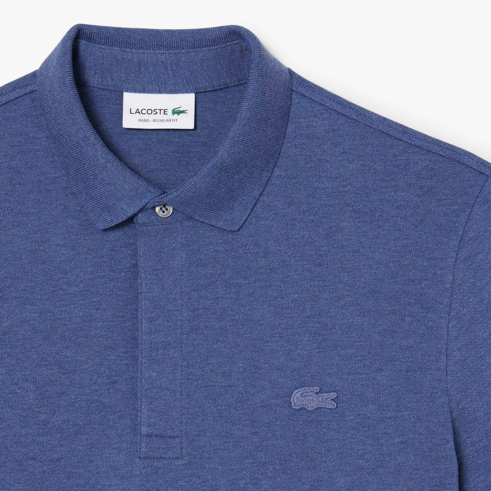 Men's Regular Fit Paris Stretch Piqué Polo - Bleu Chine