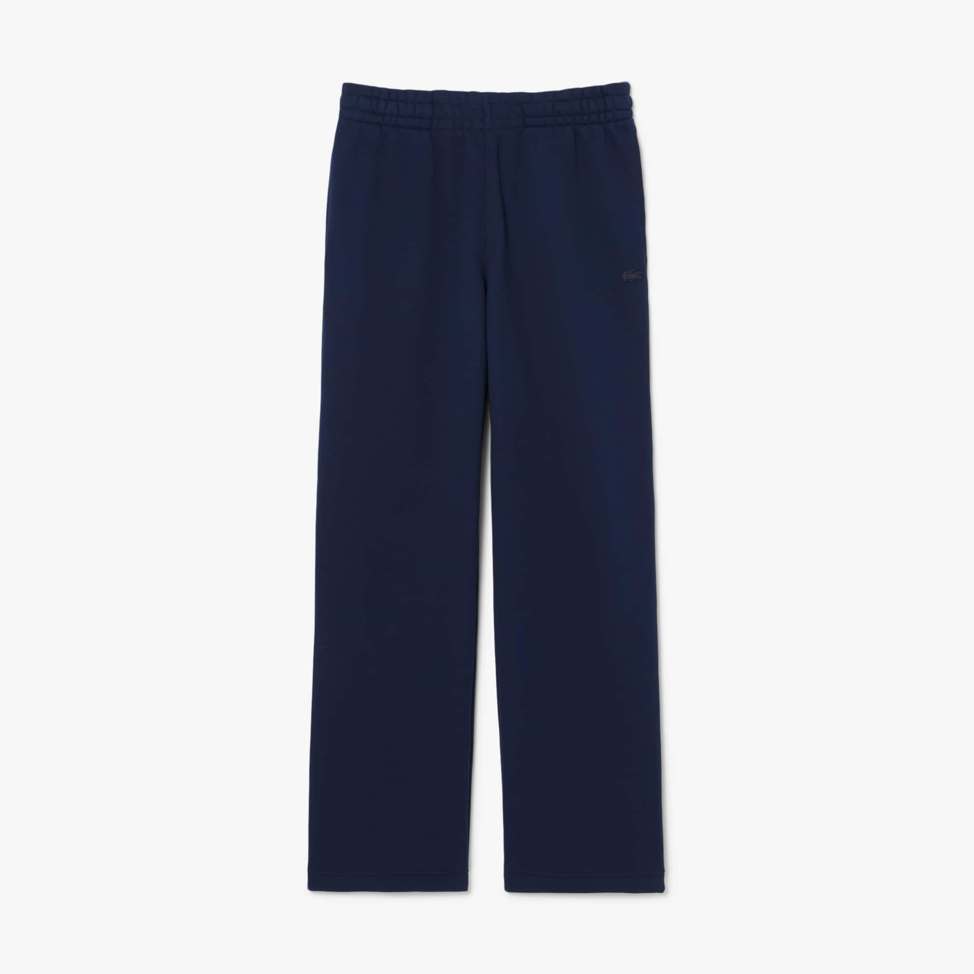 Loose Fit Fleece Joggers - Navy Blue