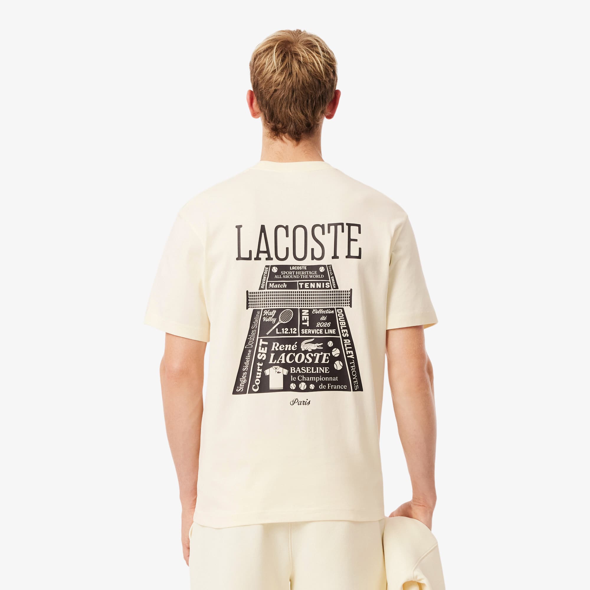 Printed Heavy Cotton T-Shirt - Lemon Beige