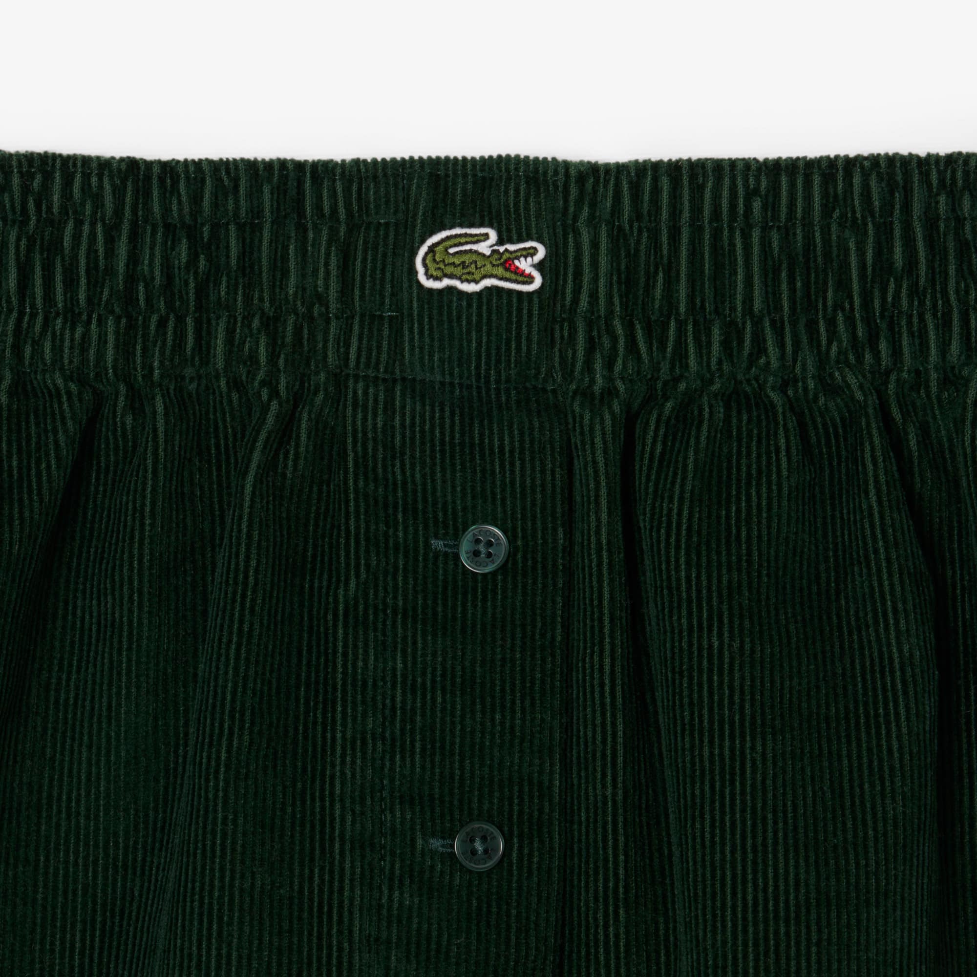 Women's Relaxed Fit Corduroy Shorts - Forest green