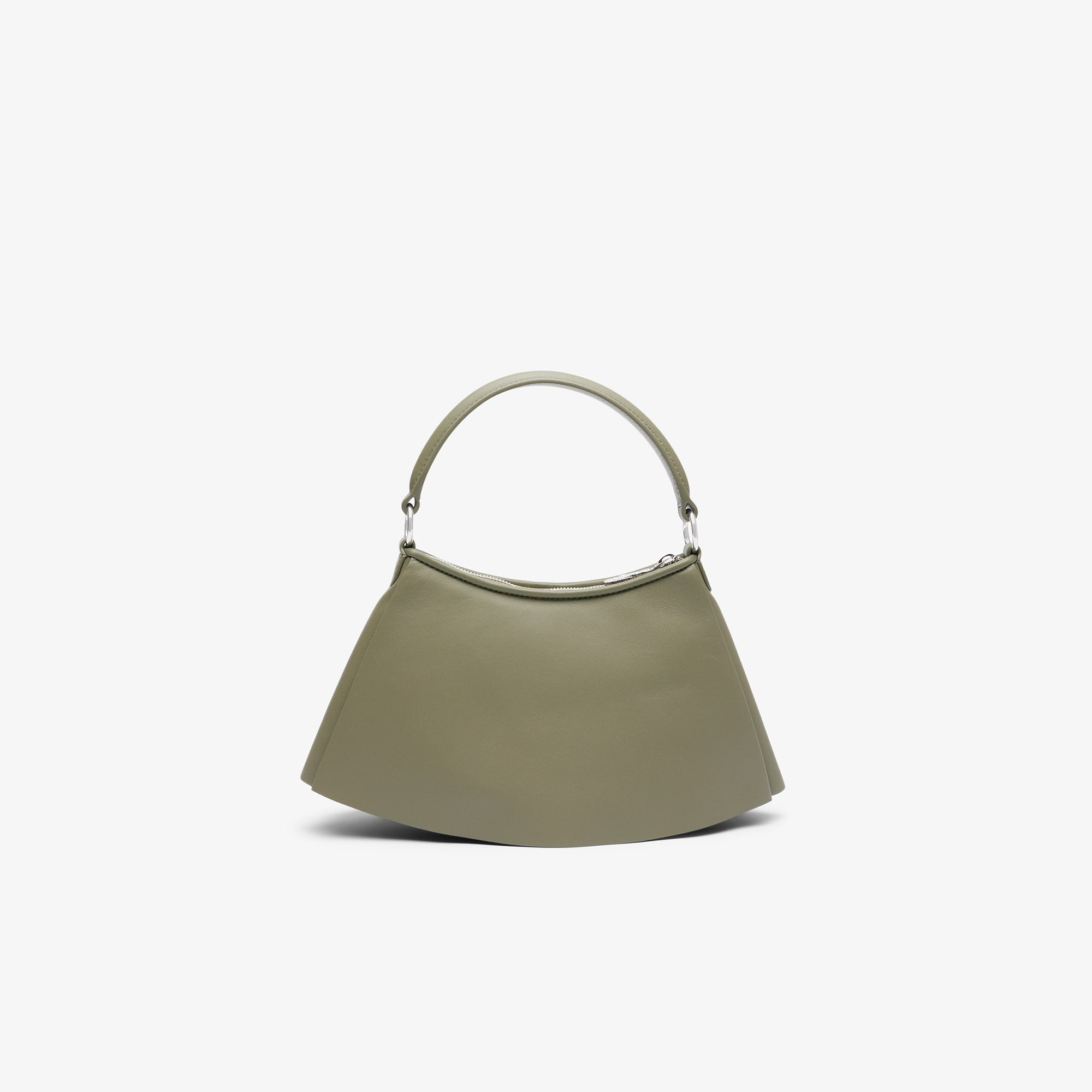 Small Lenglen Leather Bag - Kaki