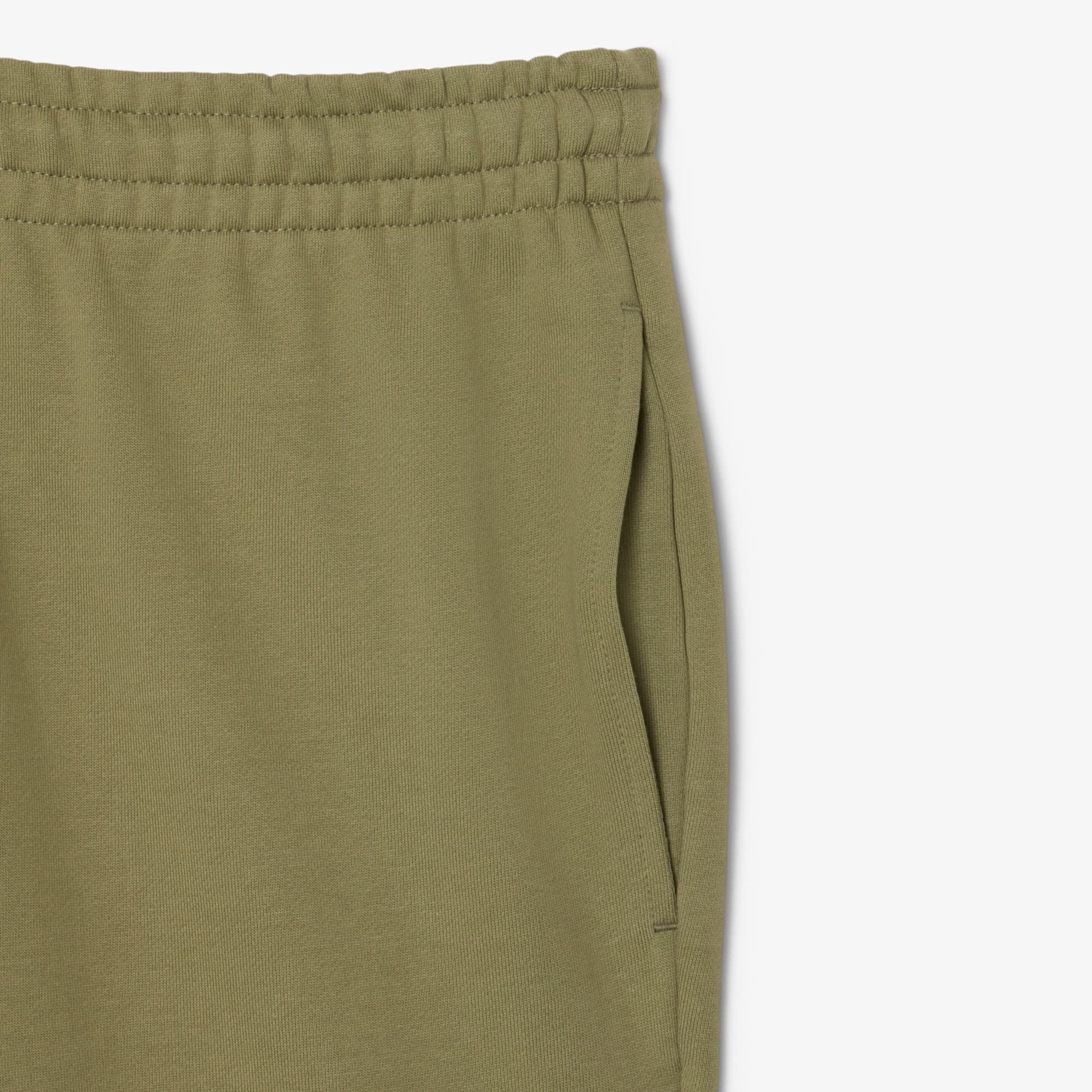 Men's Fleece Cargo Sweatpants - Khaki Green