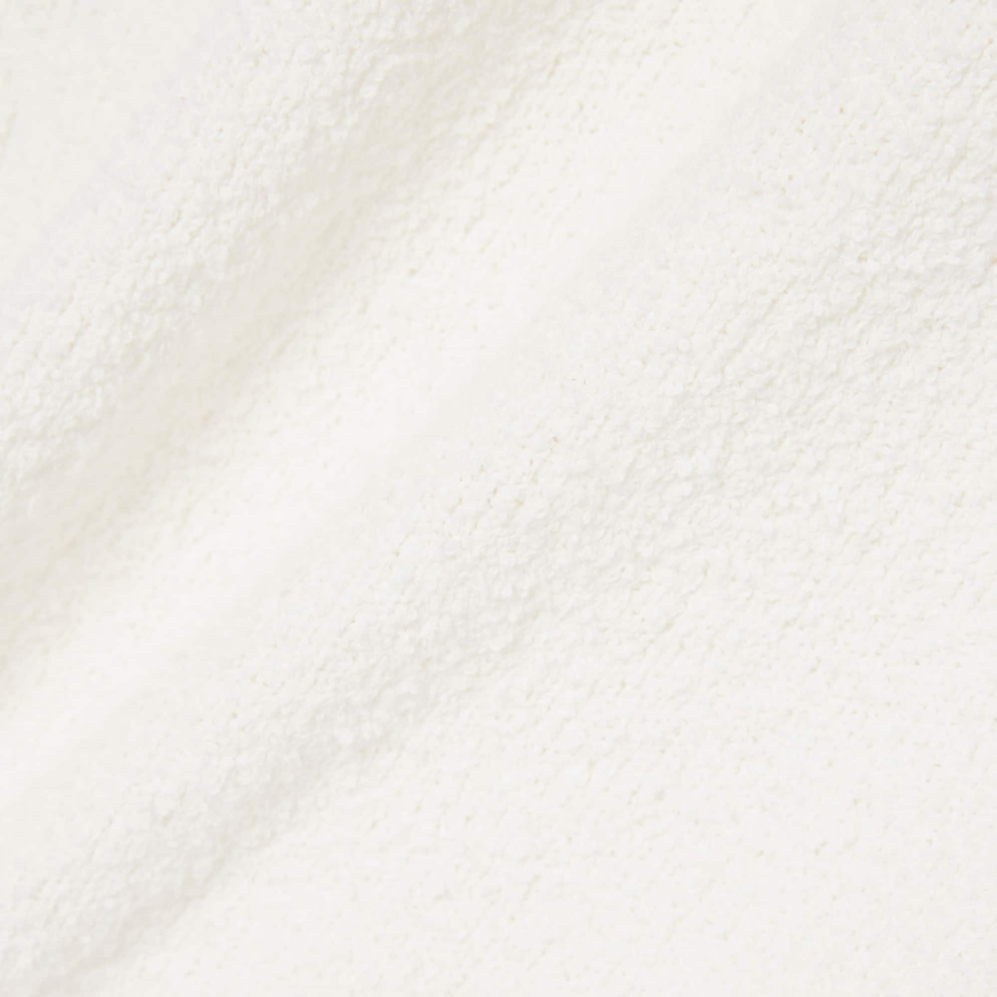 Classic Fit Bouclé Knit Polo - White