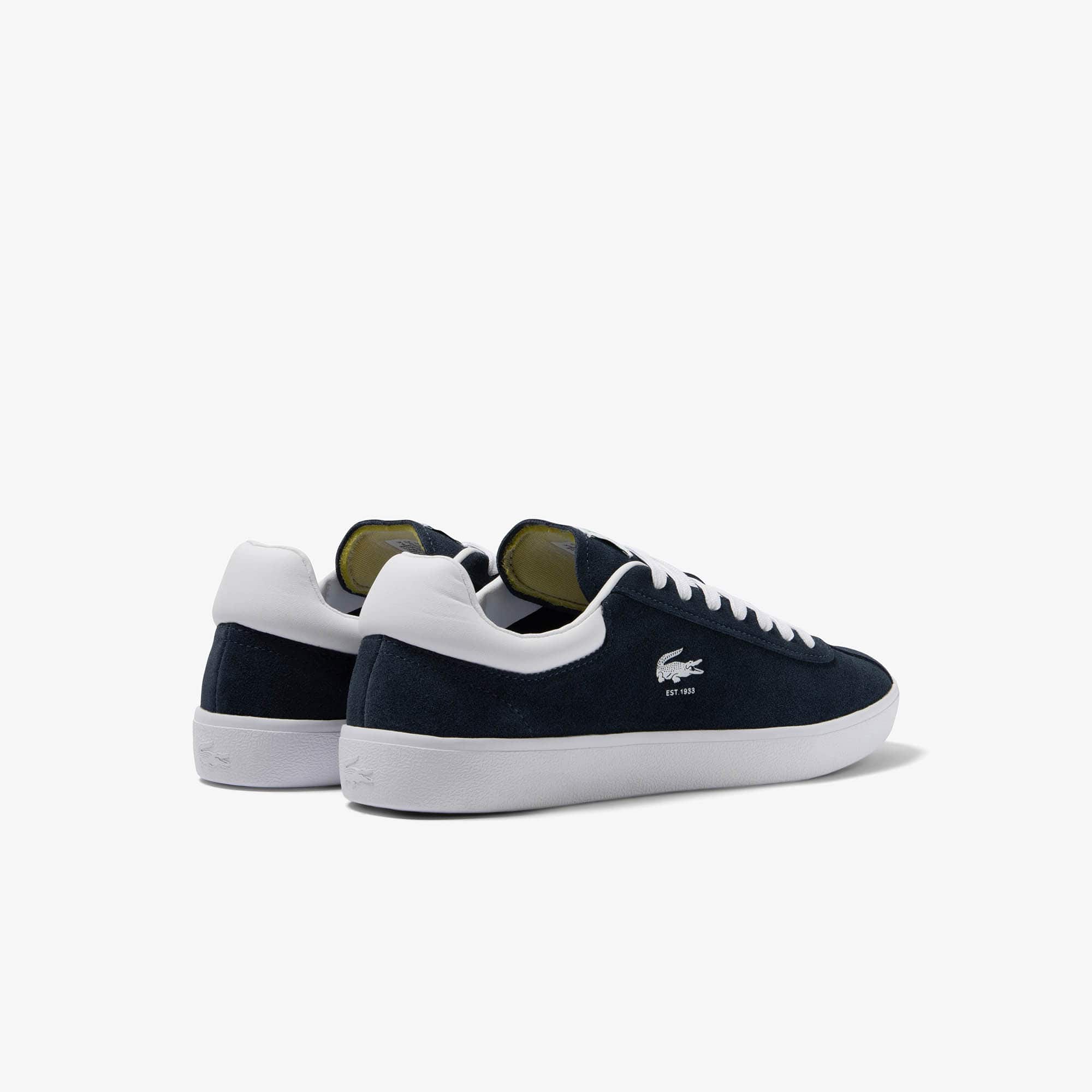 Men's Baseshot Leather Sneakers - NVY/WHT