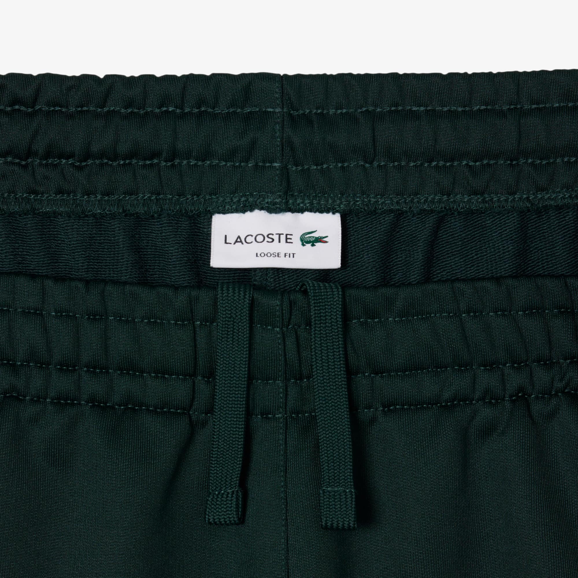 Men's Loose Fit Satin Sweatpants - Forest green