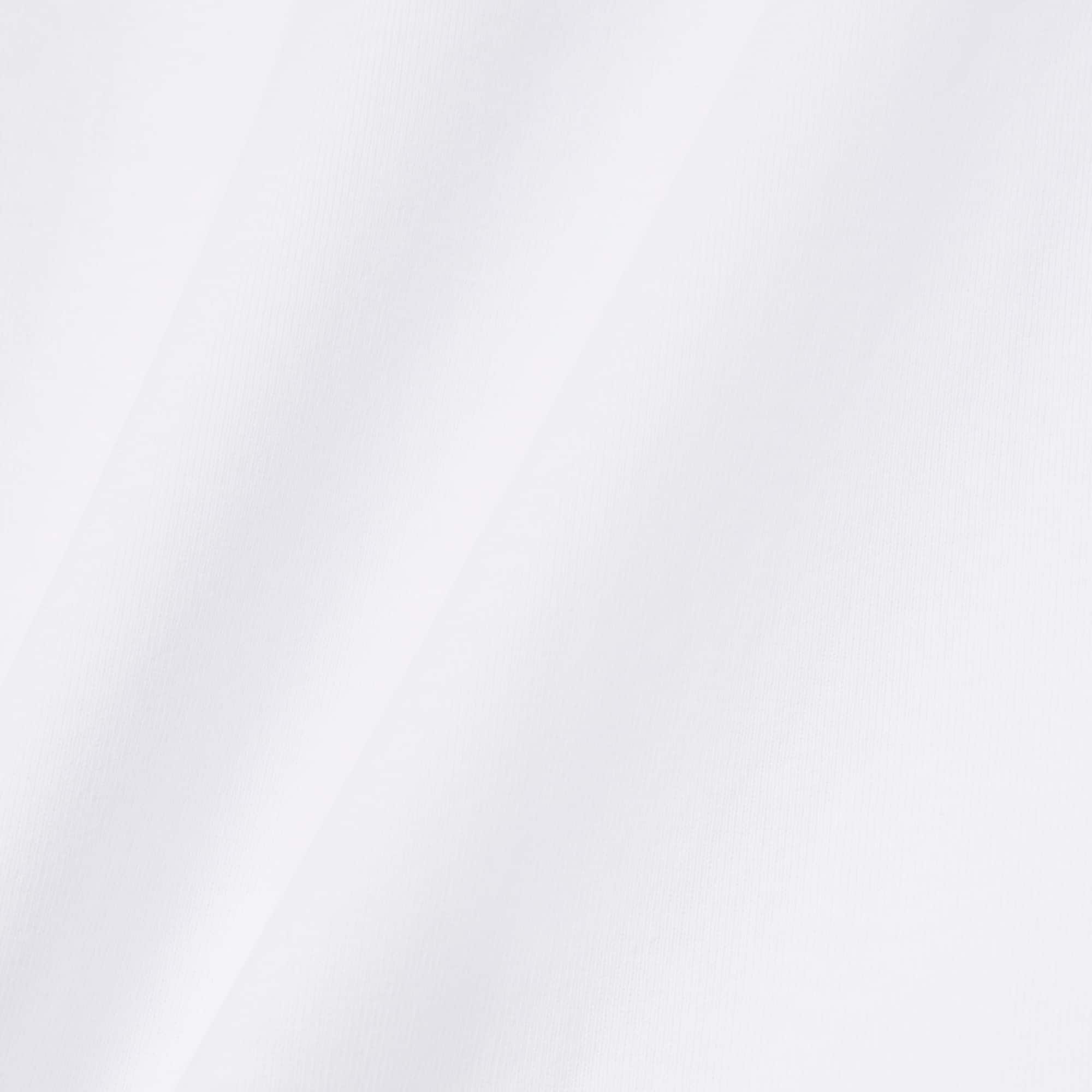 Relaxed Fit Long Sleeved Heavy Cotton T-Shirt - White