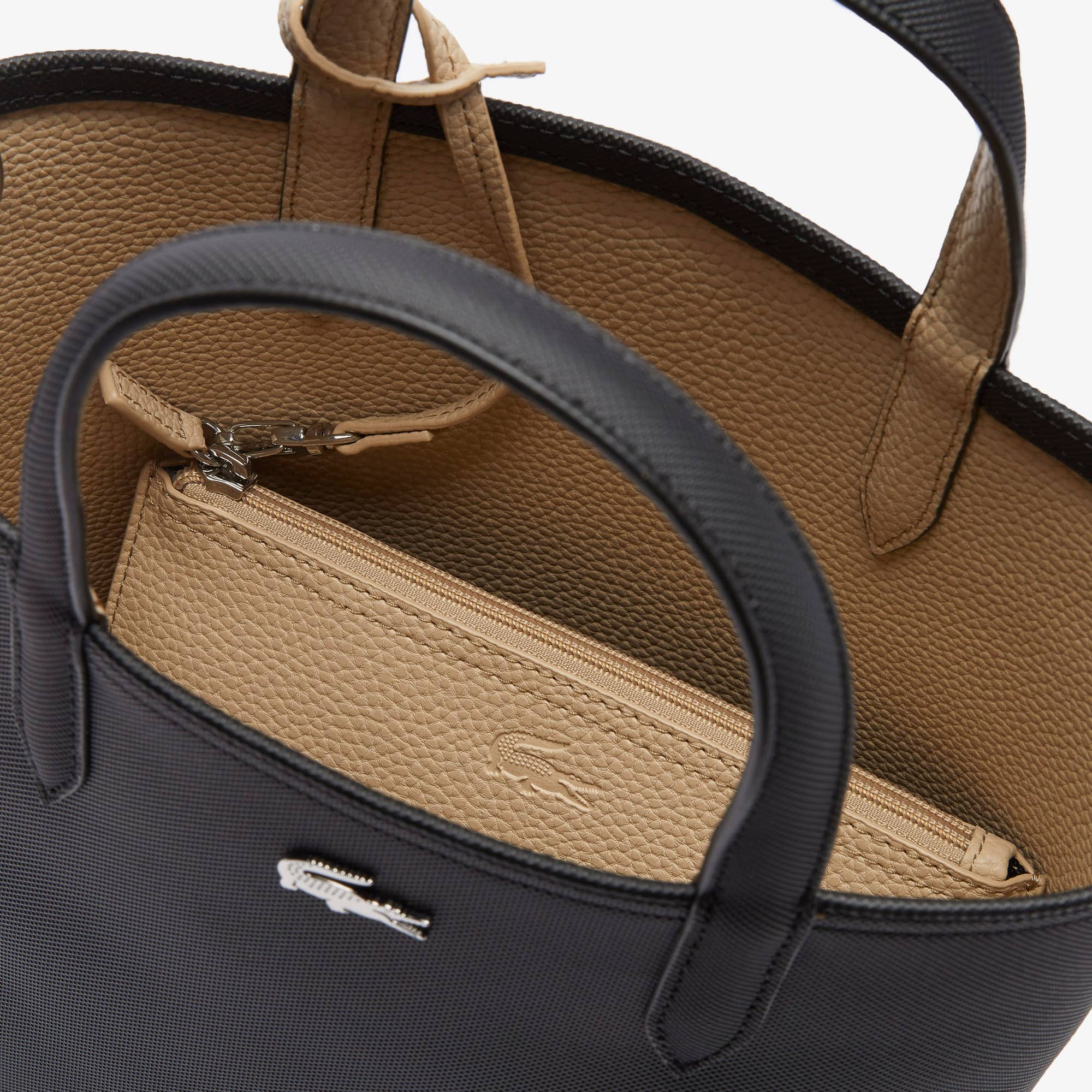 Anna Vertical Reversible Tote - Noir krema