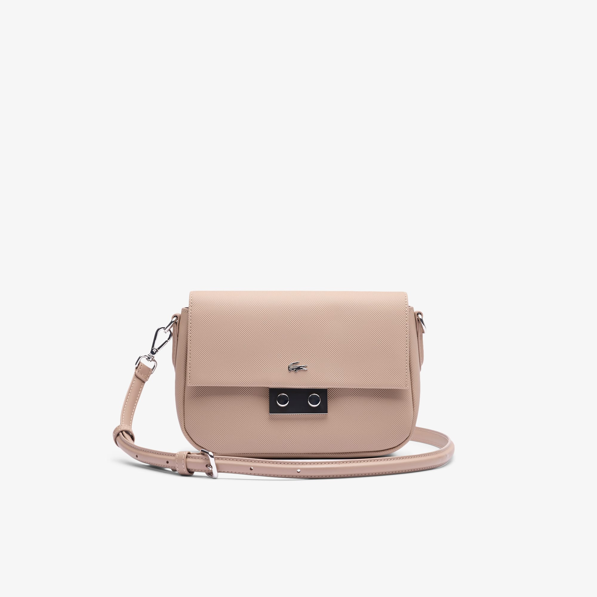 Flap Close Shoulder Bag - Taupe