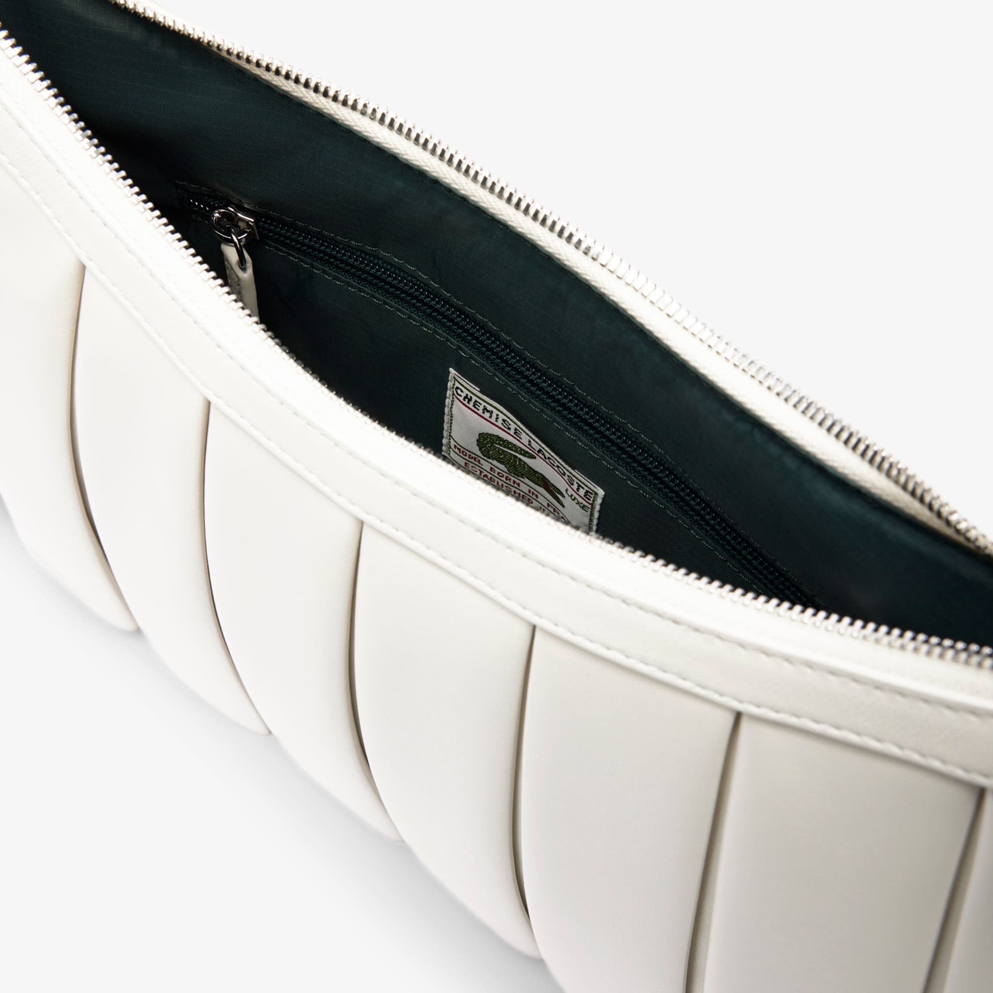 Large Lenglen Leather Bag - CRISTALLINE