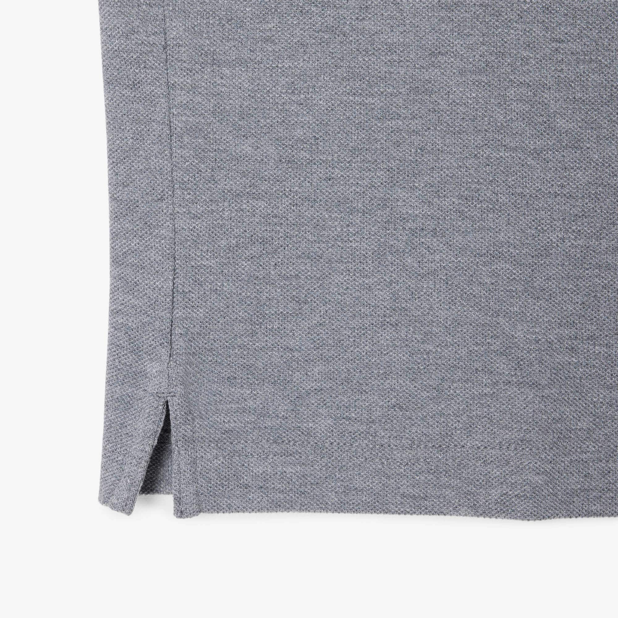 Men's Slim Fit Piqué Polo - Gris Chine