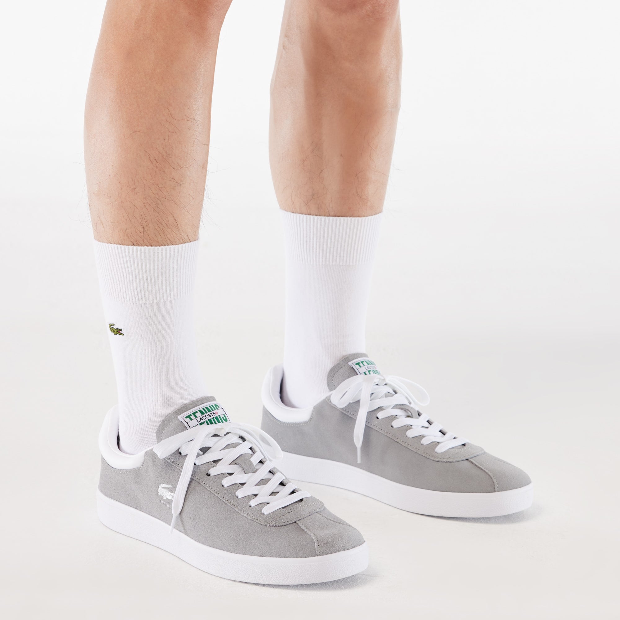 Men's Baseshot Translucent Sole Sneakers - GREY/WHITE
