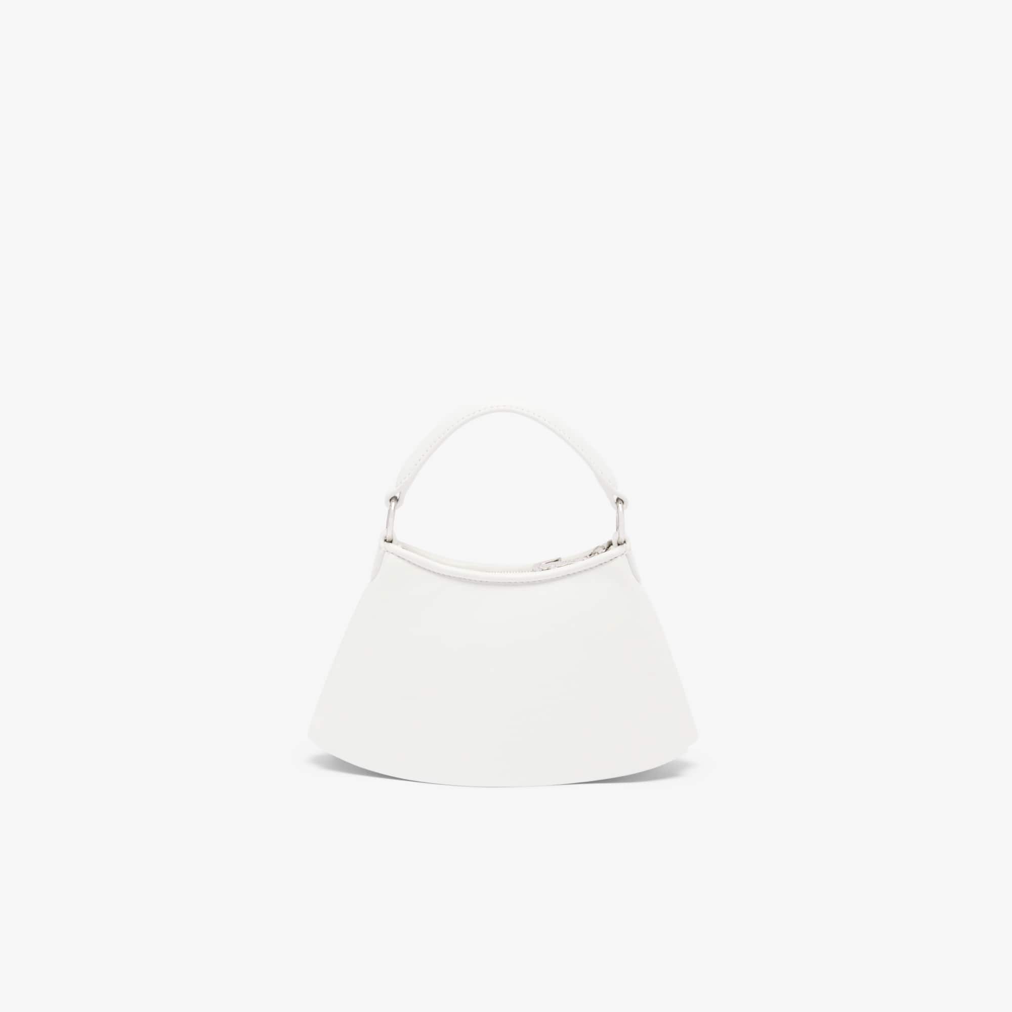 Mini Lenglen Leather Bag - Bright white