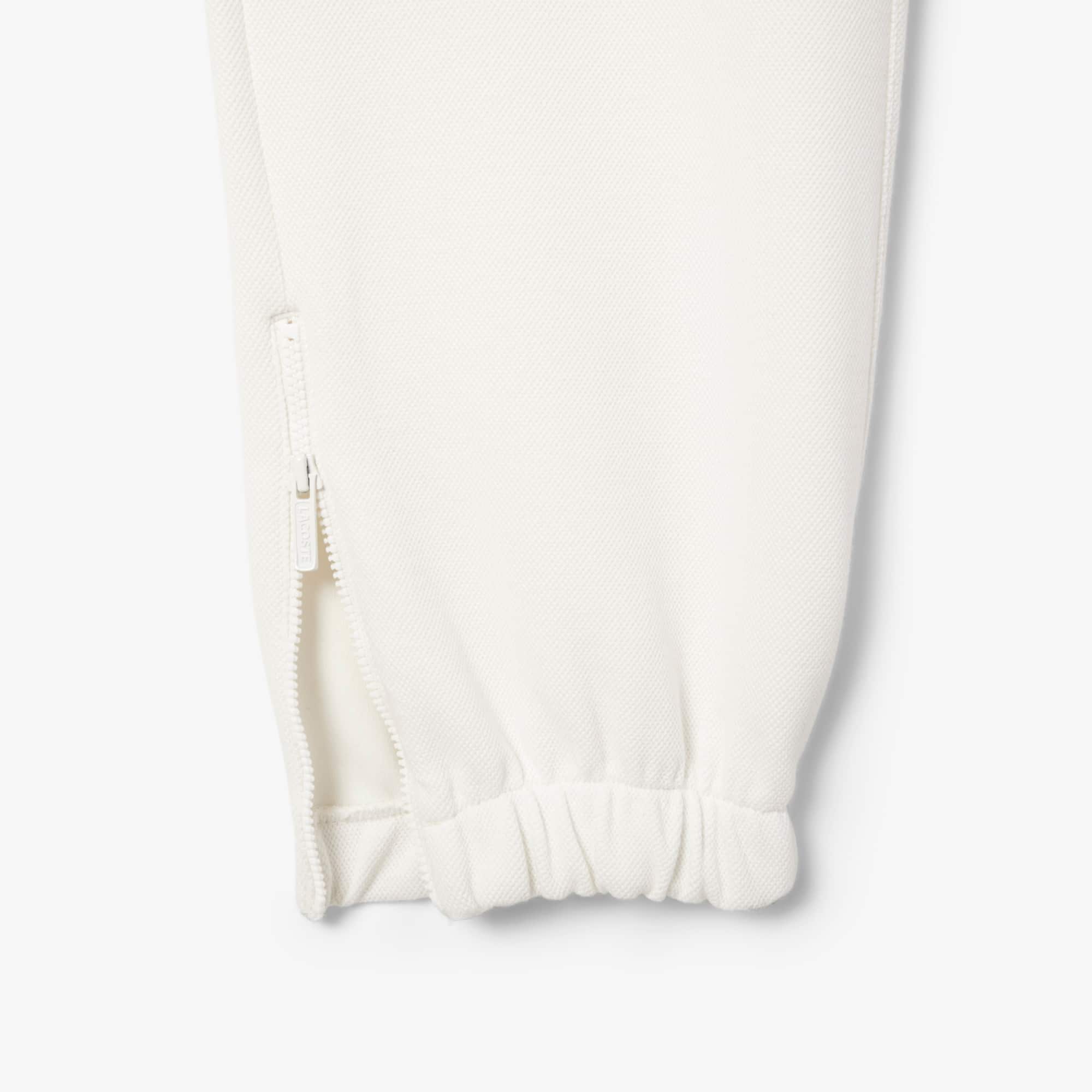Women's Piqué Sweatpants - White