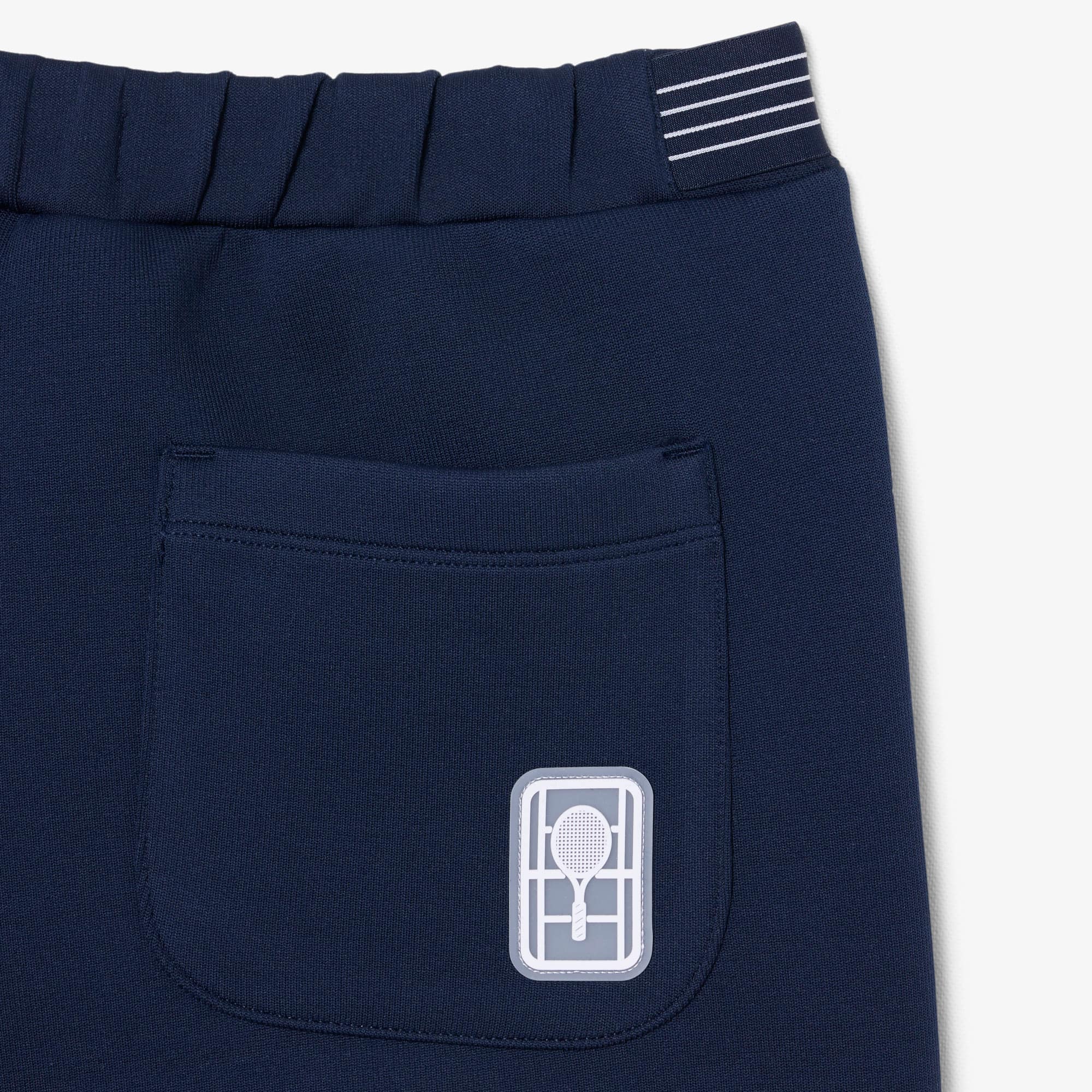 Ultra Dry Badge Accent Tennis Heritage Shorts - Navy Blue
