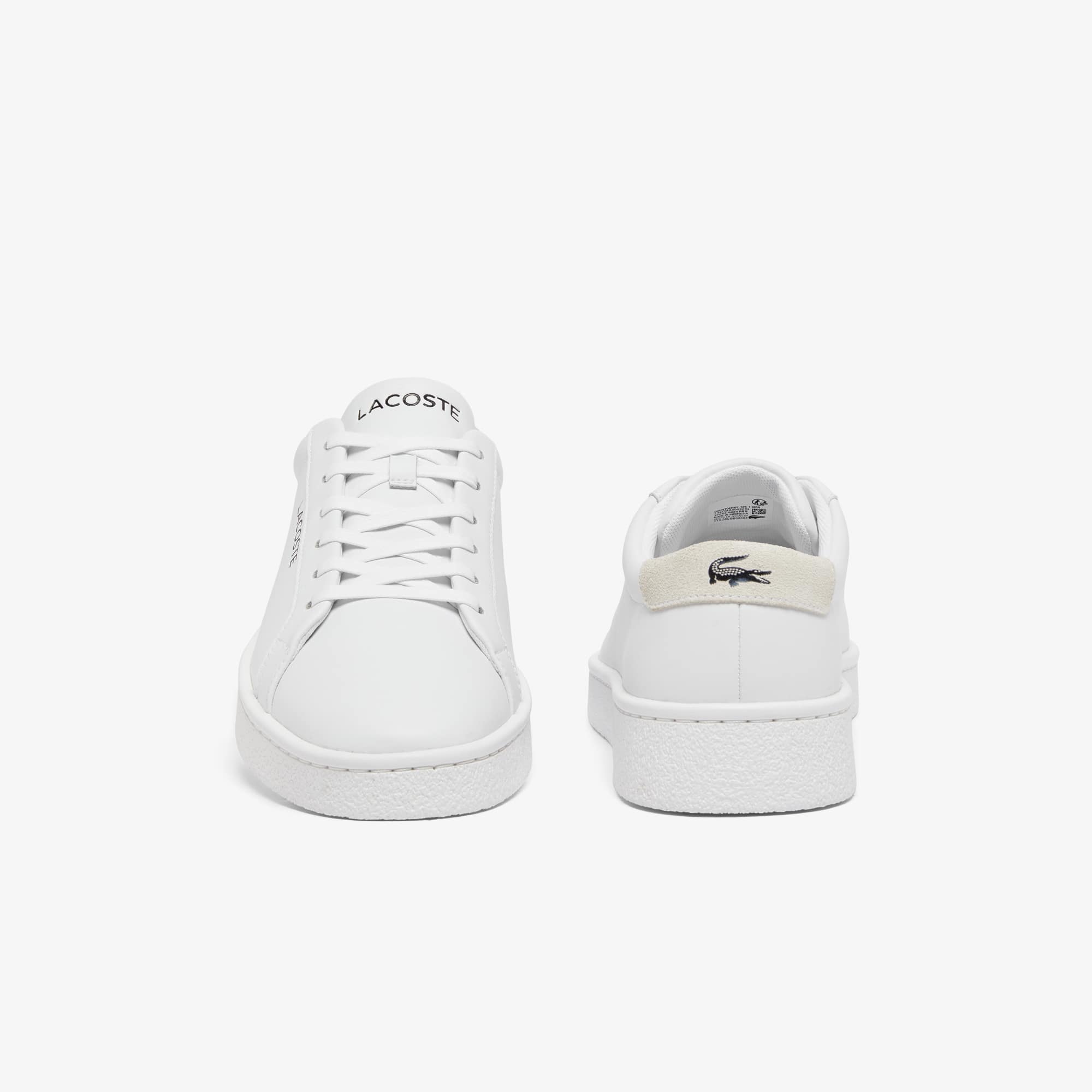 Men's Courtderby Leather Sneakers - WHITE/WHITE