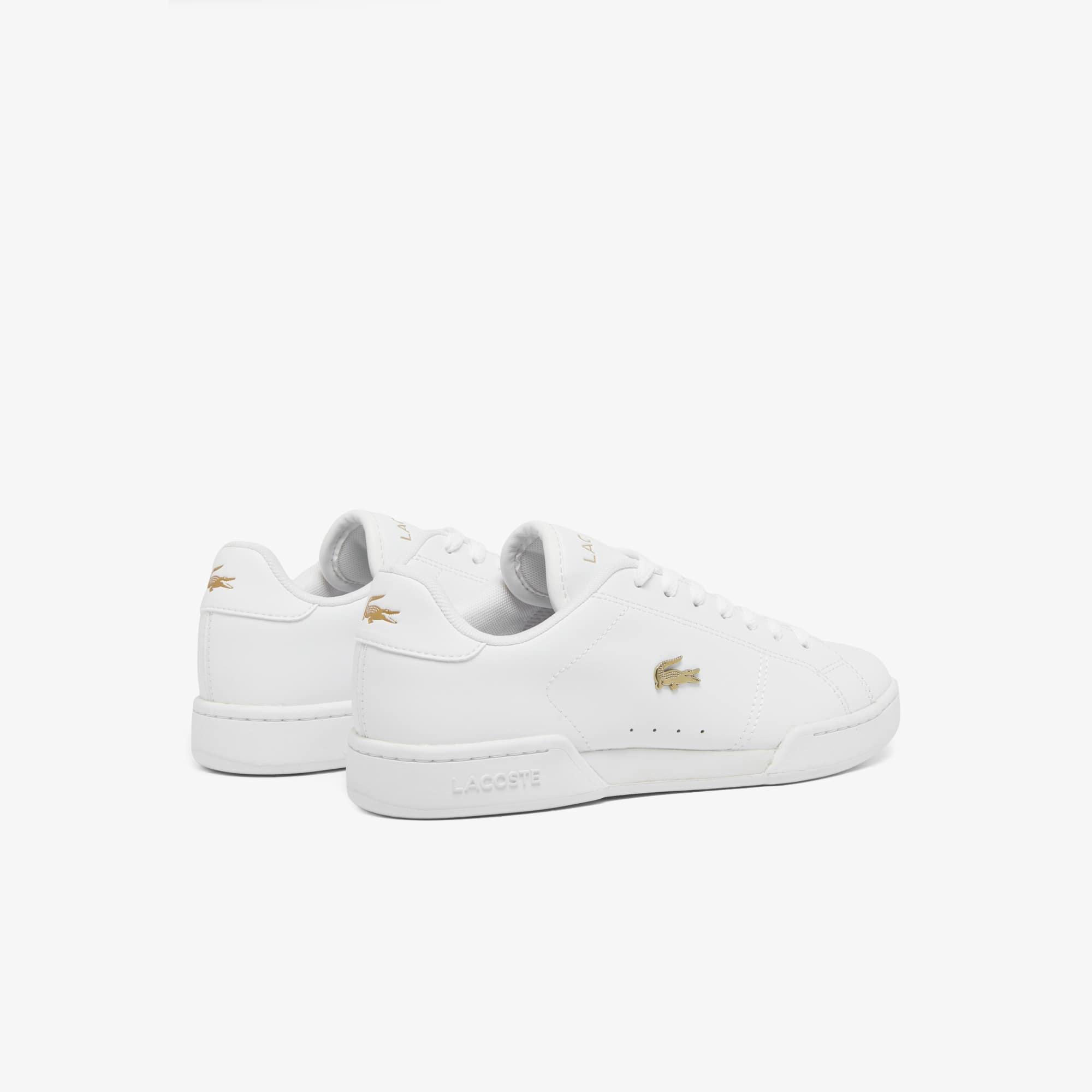 Women's Carnaby Cup Leather Sneakers - WHT/GLD